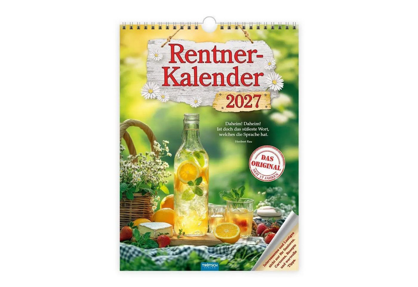 Trötsch Verlag Wandkalender TRÖTSCH - Classickalender Rentnerkalender 2027 Bild 4