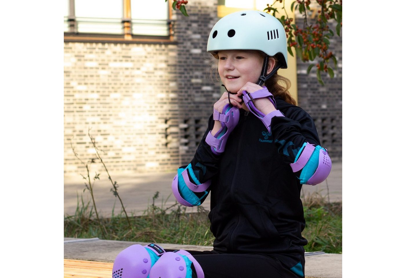 SKATEWIZ Fahrradhelm Kinder ab 6 - Fahrrad Helm Kinder Mädchen - Skaterhelm Kind skate helm, Extrem leicht, gut durchlüftet, zusätzliches Innenpolsterset enthalten Bild 3
