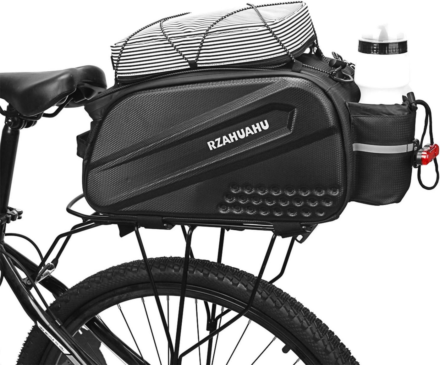 ibettertec Fahrradtasche, Gepäckträgertasche, Fahrradtasche für Gepäckträger (100% Wasserdicht & Reflektierend, mit Tragegriff und Schultergurt, Gefertigt für Langlebigkeit) Bild 2