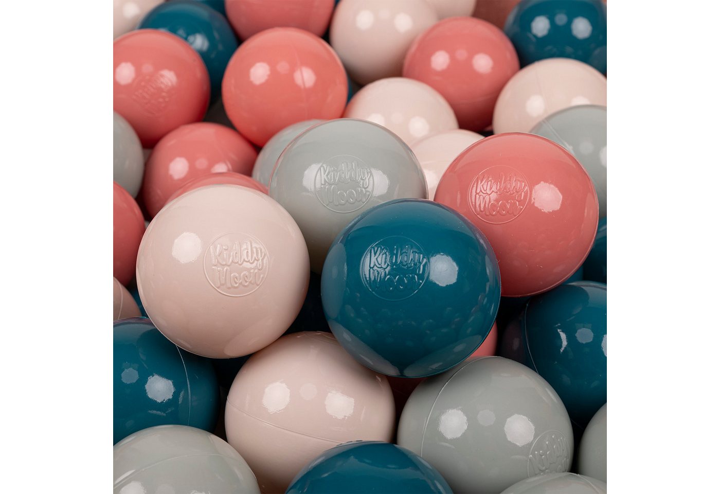 KiddyMoon Bällebad-Bälle ZK7 (Baby Plastikbälle Spielbälle), Made in Europe Bild 2