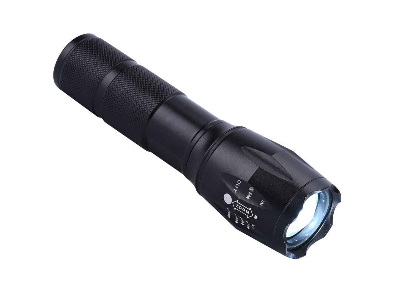 Casativo LED Taschenlampe 2in1 LED Taschenlampe 260lm 1800mAh-Akku Powerbank Funktion IP44 (1-St., 1er-Set & 2er-Set), 3 Leuchtmodi/Wiederaufladbar/Stroboskop/USB-Ladekabel Bild 2