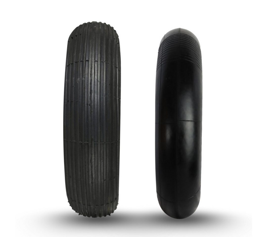 Frosal Ersatzrad FROSAL Schubkarrenreifen 4.80/4.00-8 4PR inkl. Schlauch mit 90° Ventil (1 St)