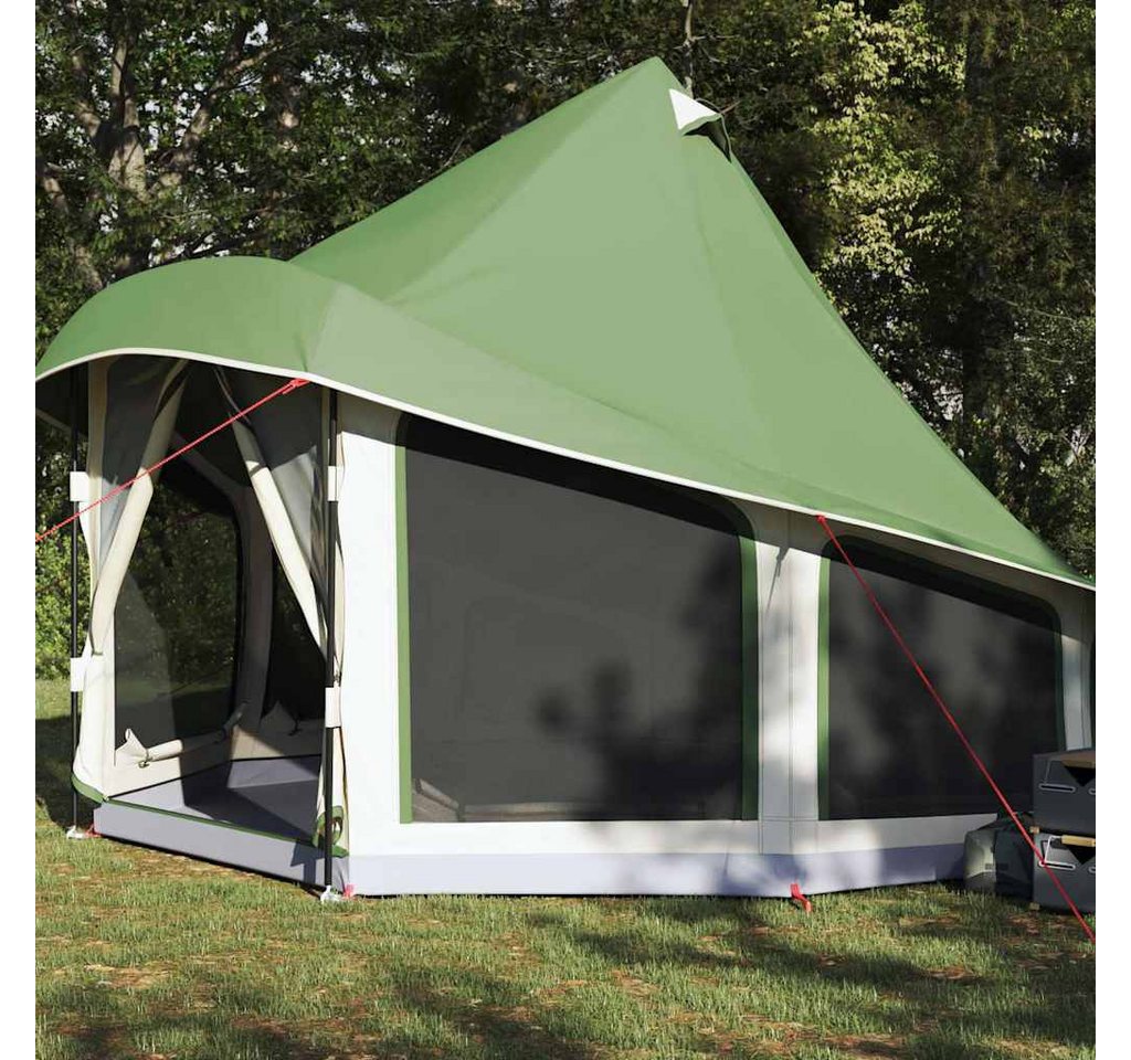 furnicato Faltzelt Familien-Tipi-Zelt 404 x 370 x 270 cm in Grün, (1 tlg) Bild 4