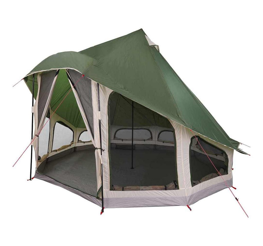 furnicato Faltzelt Familien-Tipi-Zelt 404 x 370 x 270 cm in Grün, (1 tlg) Bild 5