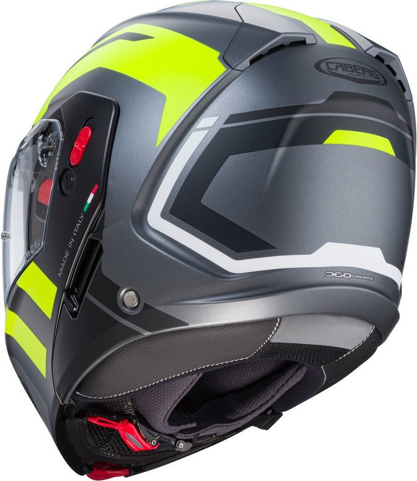 Caberg Motorradhelm Horus X Road Klapphelm, vorbereitet für Kommunikationssystem,integriertes Sonnenvisier Bild 3