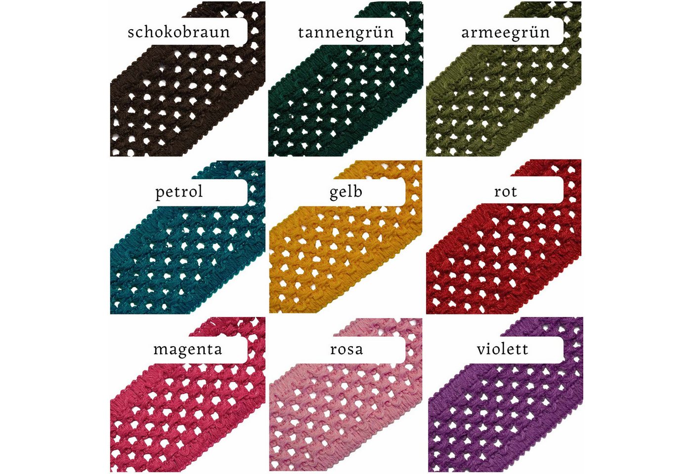 maDDma Spitzenband Elastisches Baumwollband Klöppeloptik ab 1mx45mm Schrägband Meterware, magenta Bild 5
