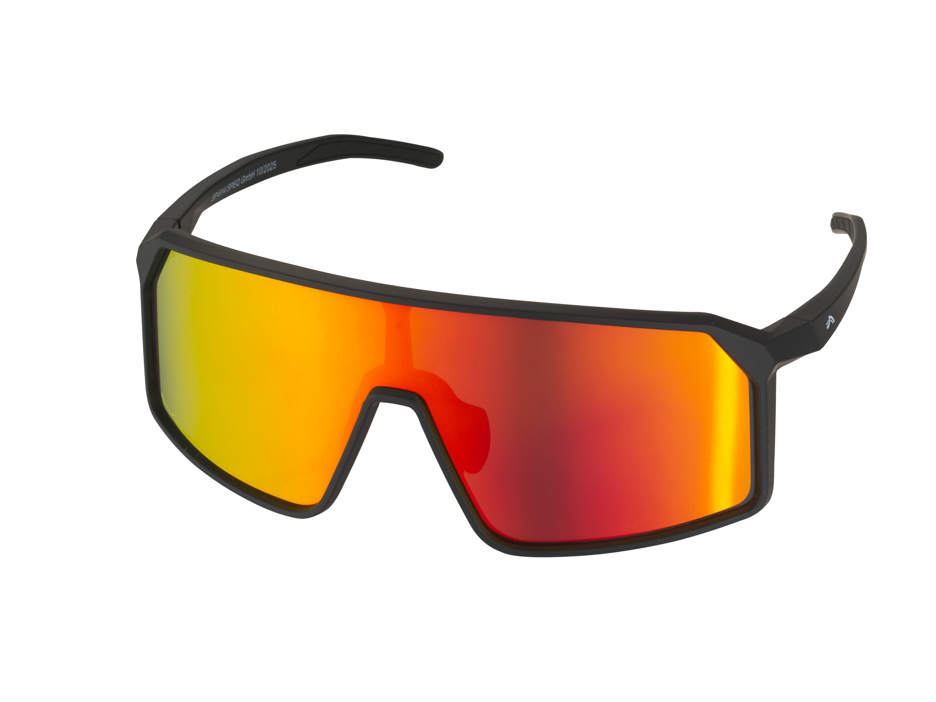CRIVIT Sportbrille mit Spezialgläsern (Vollrahmen, schwarz/orange) Bild 2