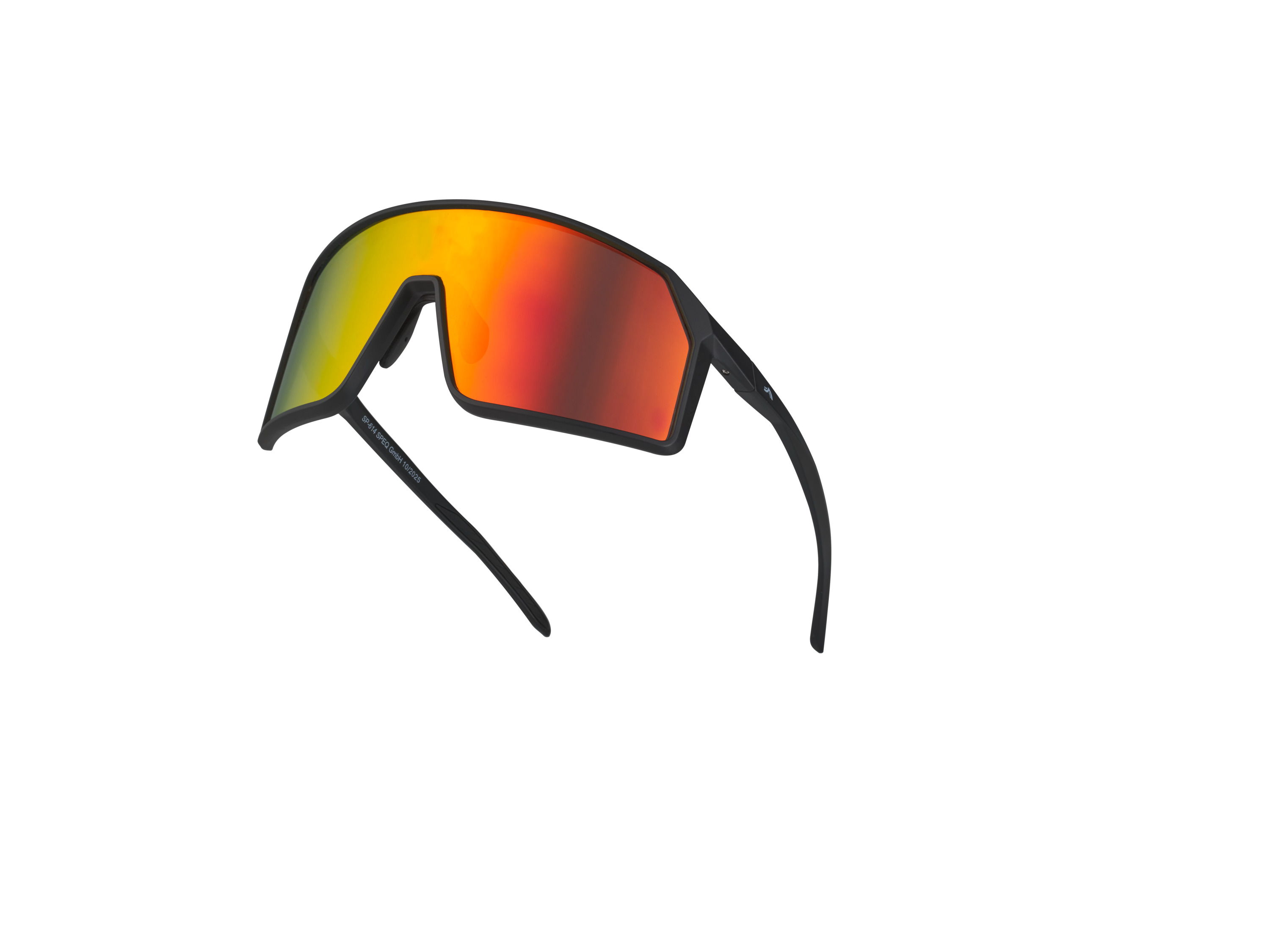 CRIVIT Sportbrille mit Spezialgläsern (Vollrahmen, schwarz/orange) Bild 3