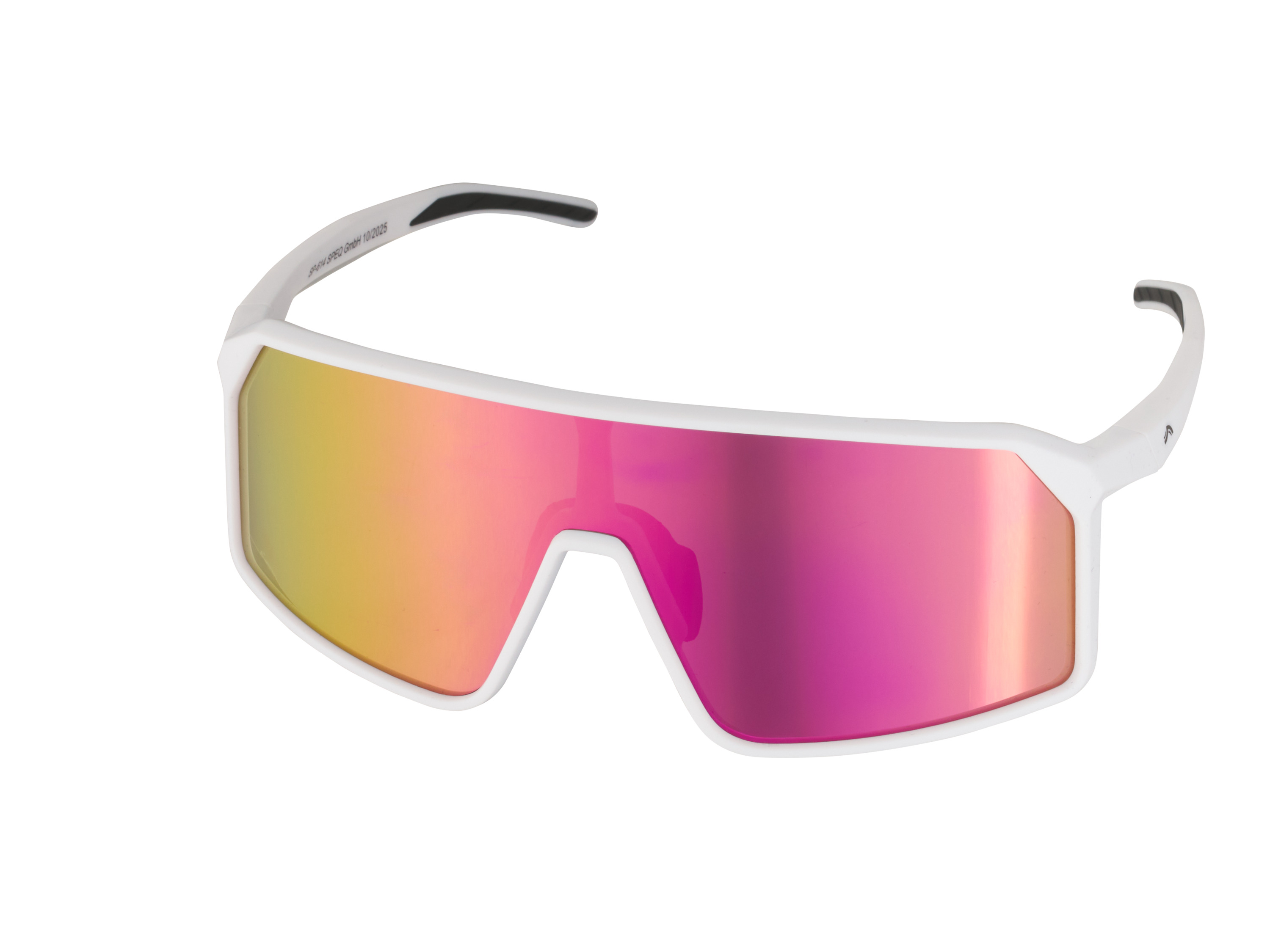 CRIVIT Sportbrille mit Spezialgläsern (Vollrahmen, Weiß/Pink) Bild 2