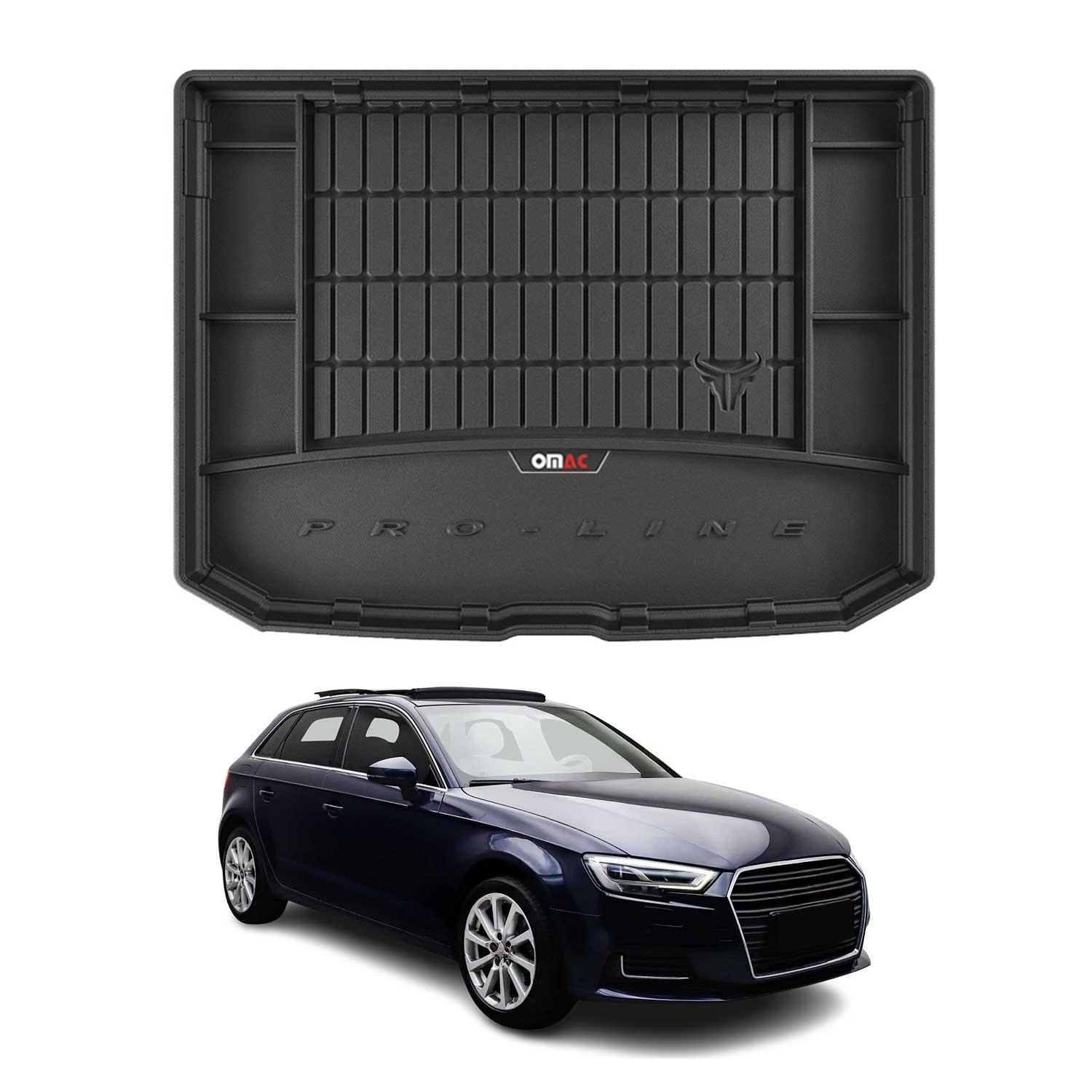 Omac Kofferraumwanne Für Audi A3 Rs3 Sportback 2012-2020 Tpe