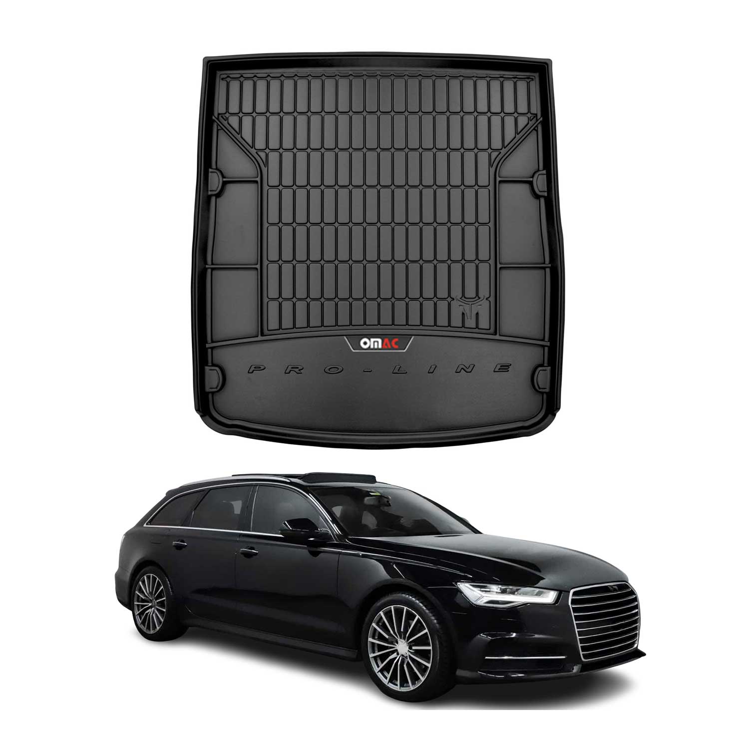Omac Gummi Kofferraumwanne Für Audi A6 C7 Avant Allroad 2011-2018 Laderaumwanne