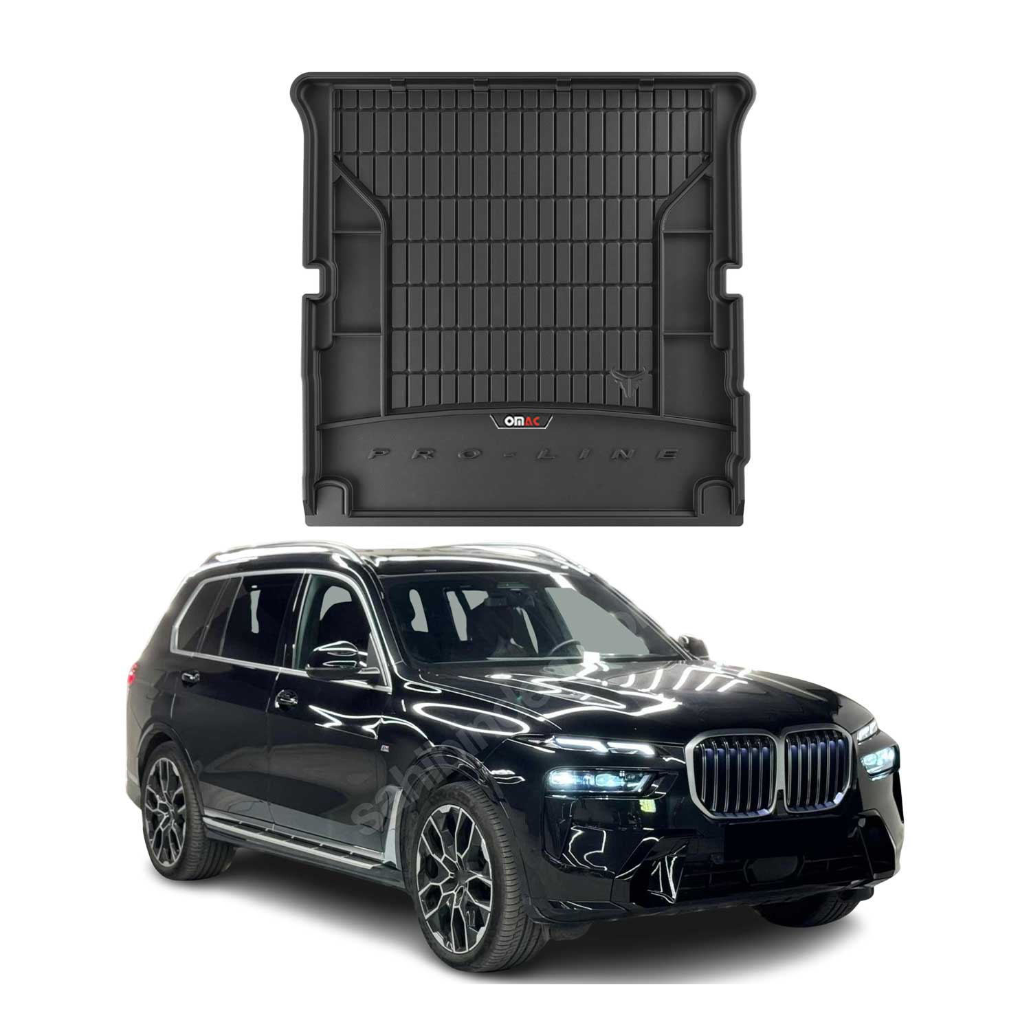 Omac Kofferraumwanne Für Bmw X7 G07 2018-2026 Gummi Schwarz