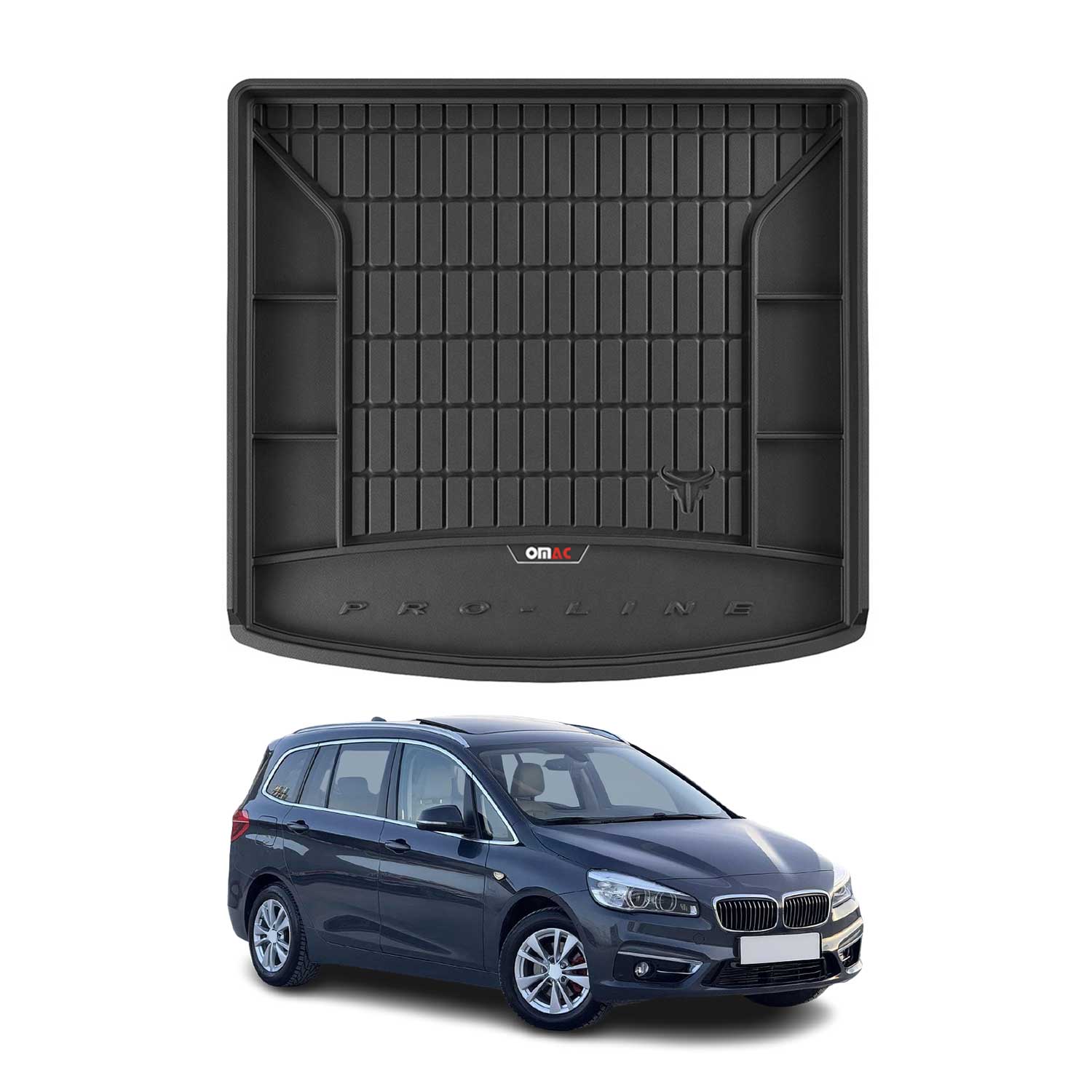 Omac Kofferraumwanne Für Bmw 2er F46 Grand Tourer 2015-2023 Schwarz
