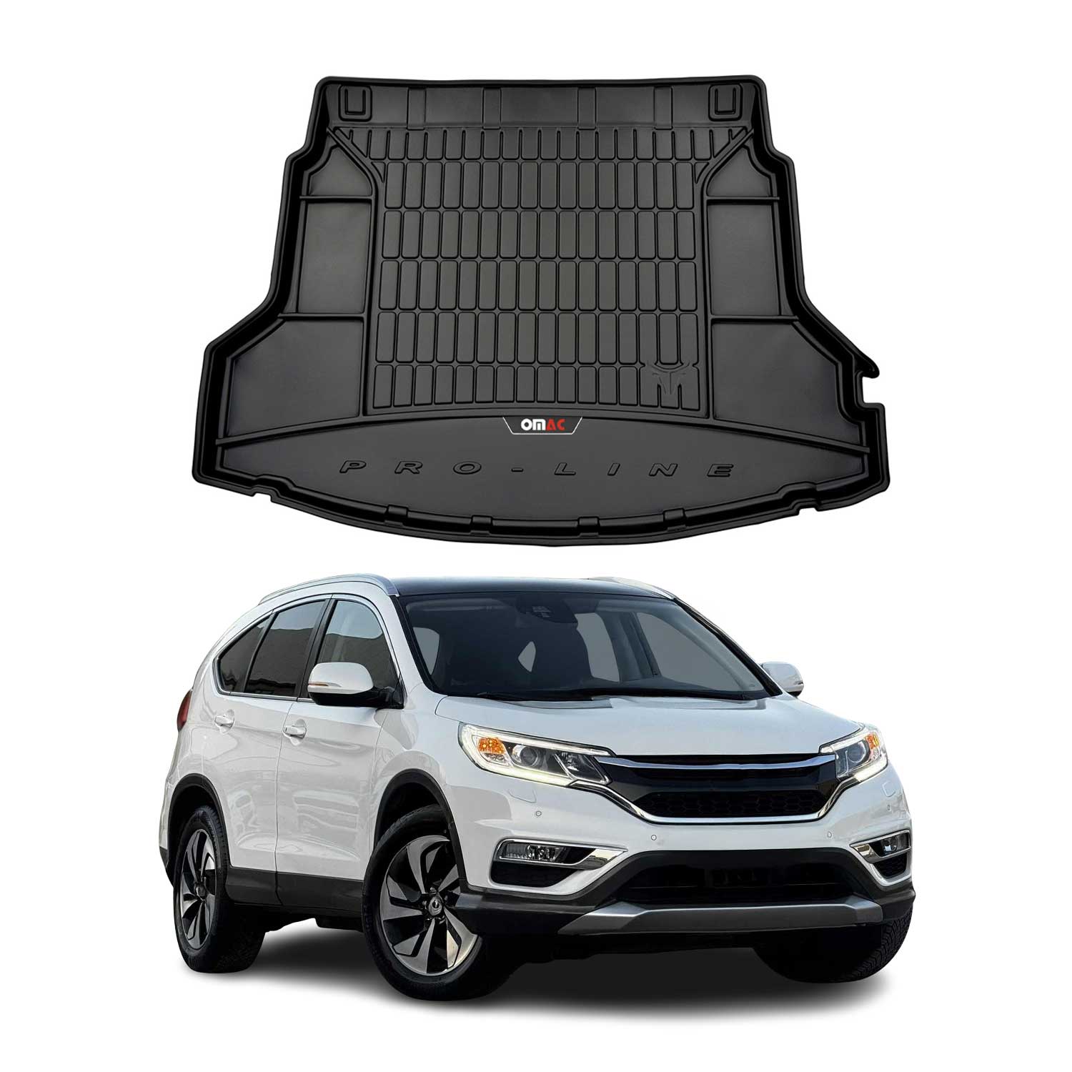 Kofferraumwanne Laderaumwanne Kompatibel Mit Honda Cr-v Iv 2012-2018 Omac Premium 3d Tpe