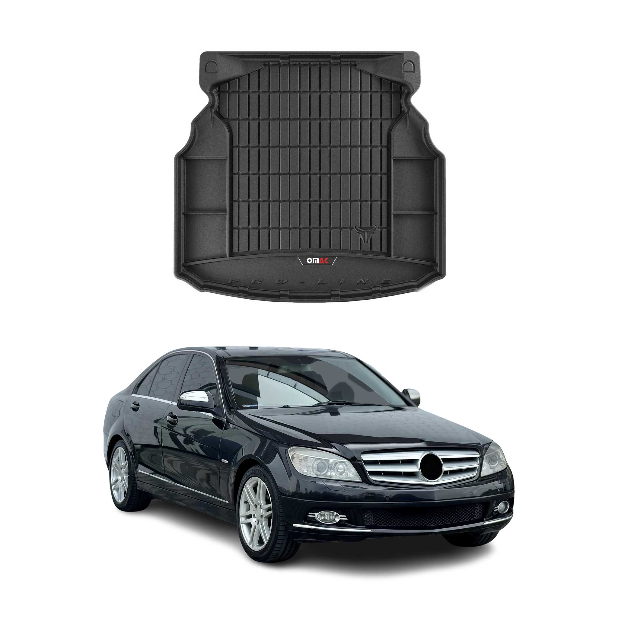 Omac Kofferraumwanne Für Mercedes C-klasse W204 2007-2014