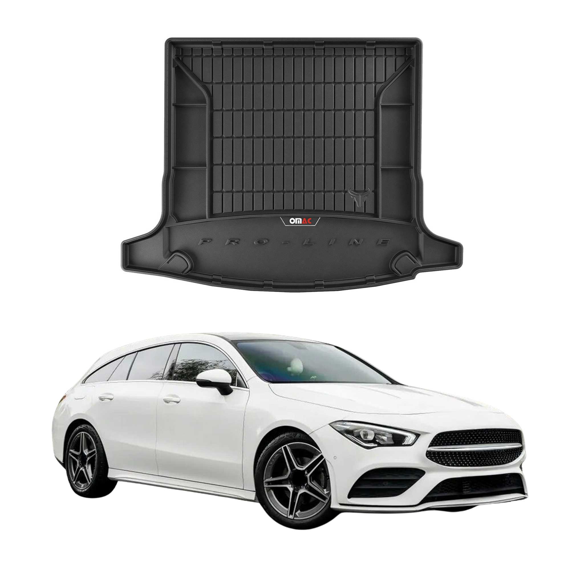 Omac Kofferraumwanne Für Mercedes Cla X118 Shooting Brake 2019-26 Gummi Tpe