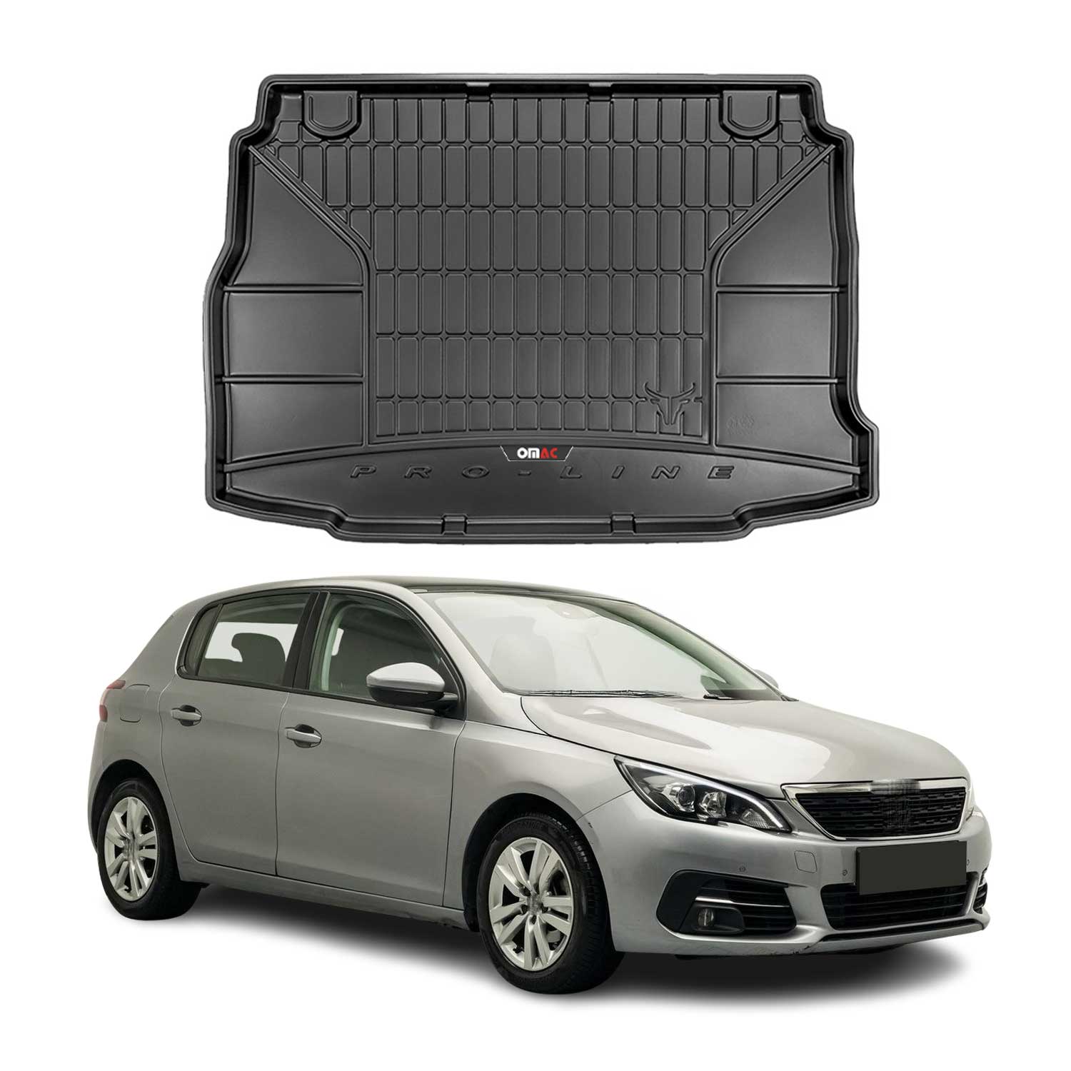 Kofferraumwanne Laderaumwanne Kompatibel Mit Peugeot 308 Schrägheck 2013-2023 Omac Premium