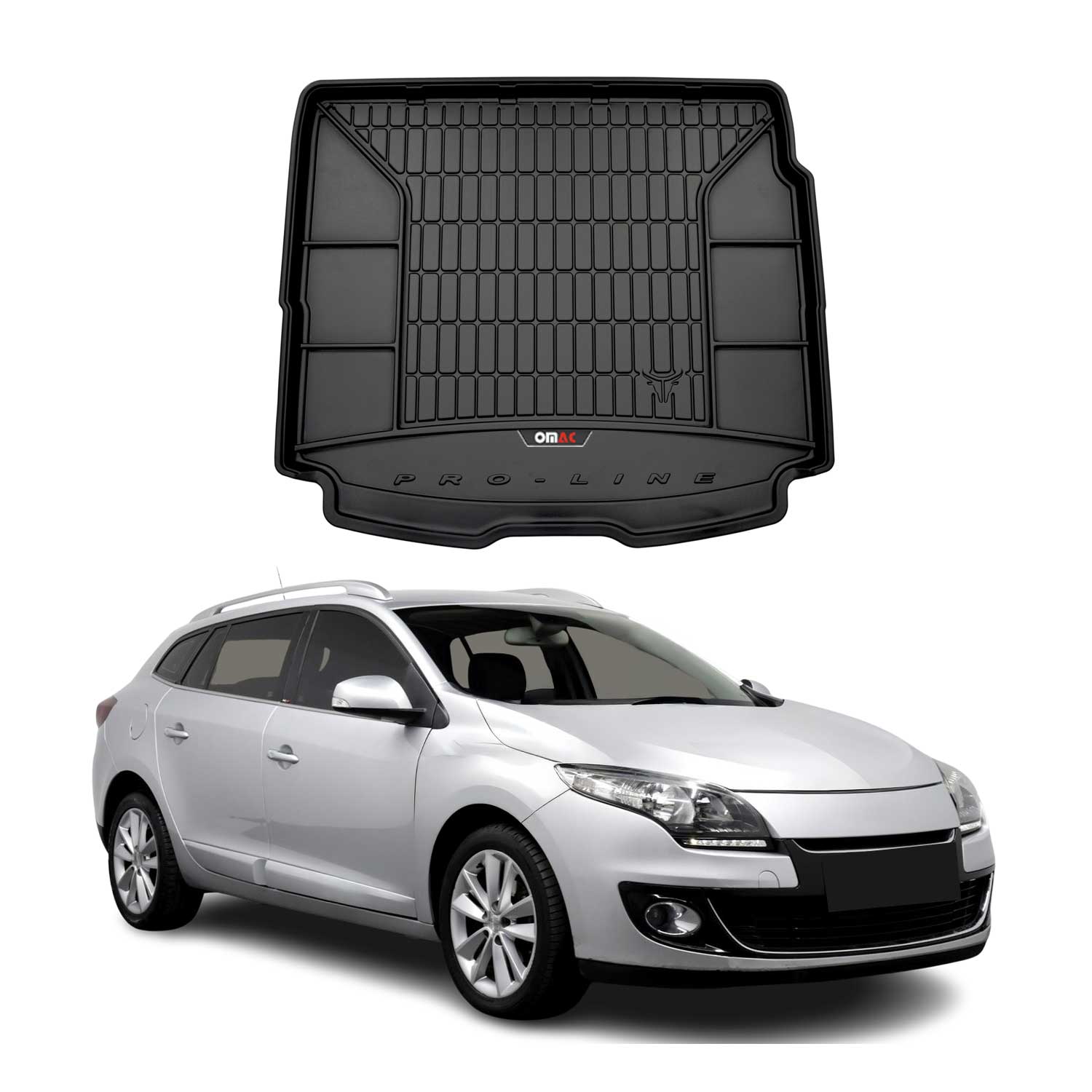 Omac Kofferraumwanne Für Renault Megane Grandtour Estate 2008-2015