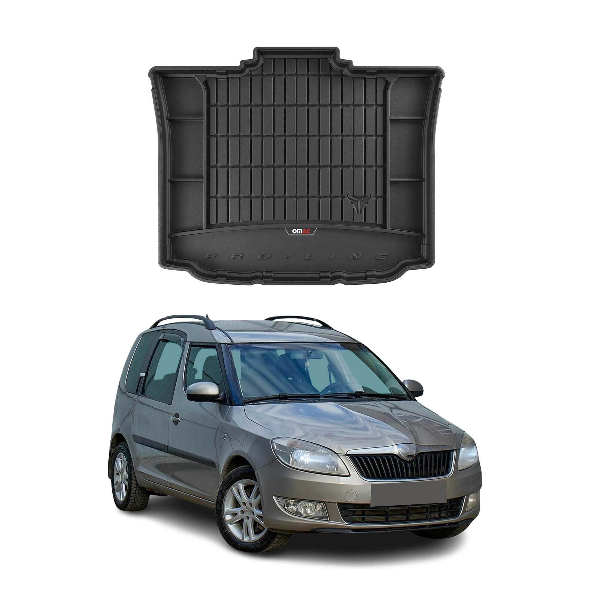 Omac Kofferraumwanne Für Skoda Roomster 2006-2015 Tpe