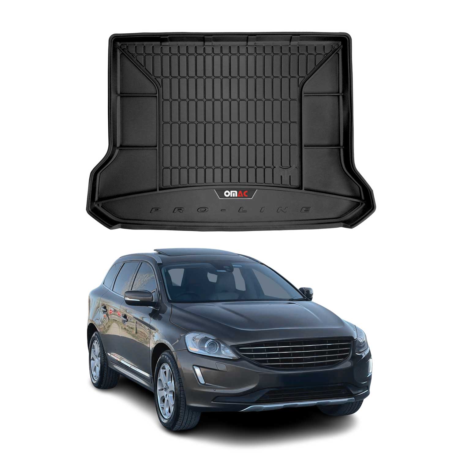 Omac Kofferraumwanne Für Volvo Xc60 2008-2017 Tpe Schwarz