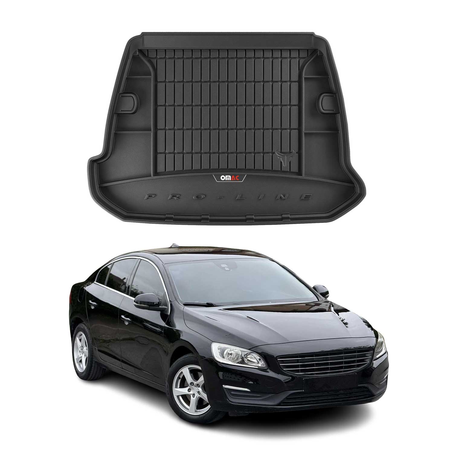 Omac Kofferraumwanne Für Volvo S60 2010-2018 Tpe Schwarz