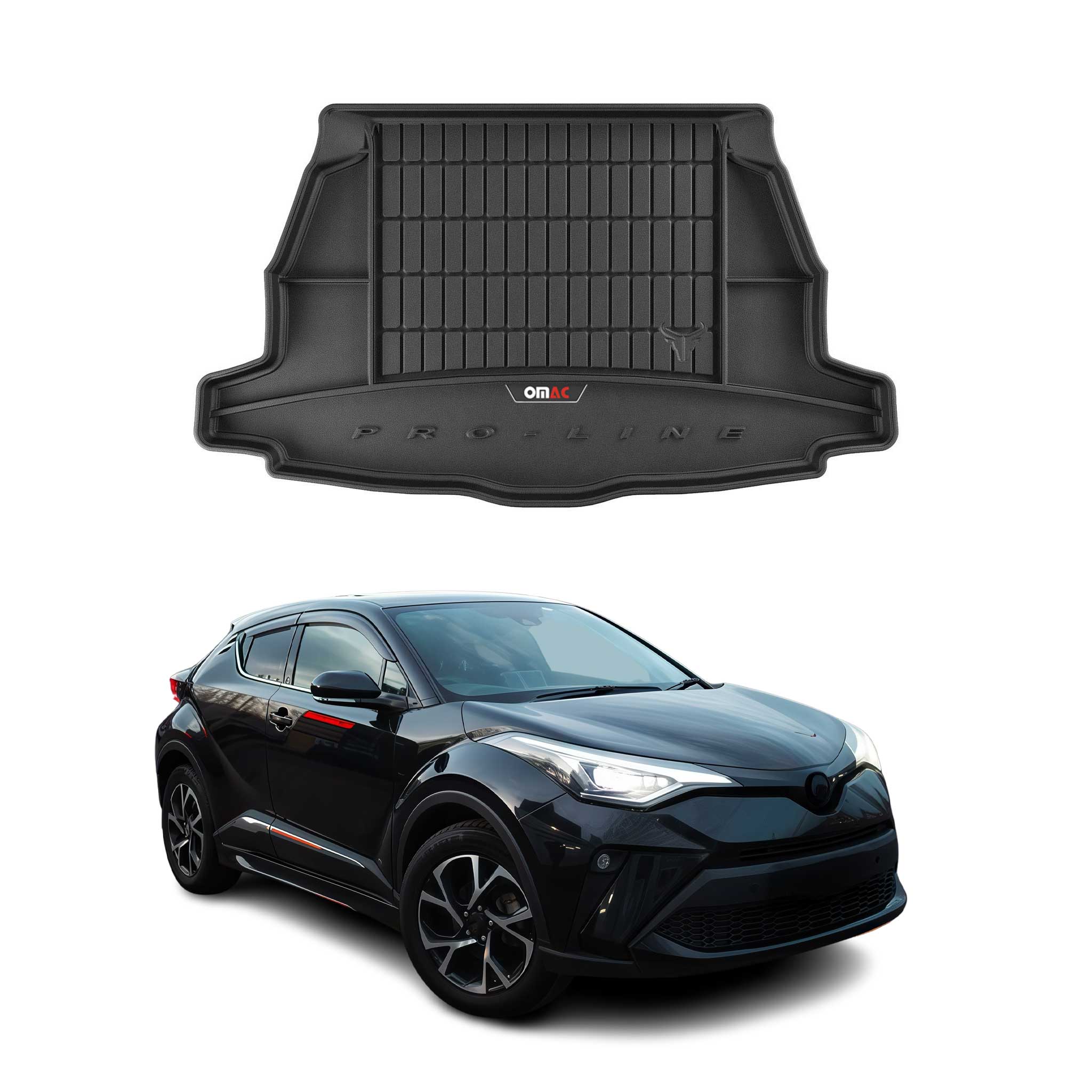 Omac Kofferraumwanne Für Toyota C-hr 2016-2023 Tpe Schwarz