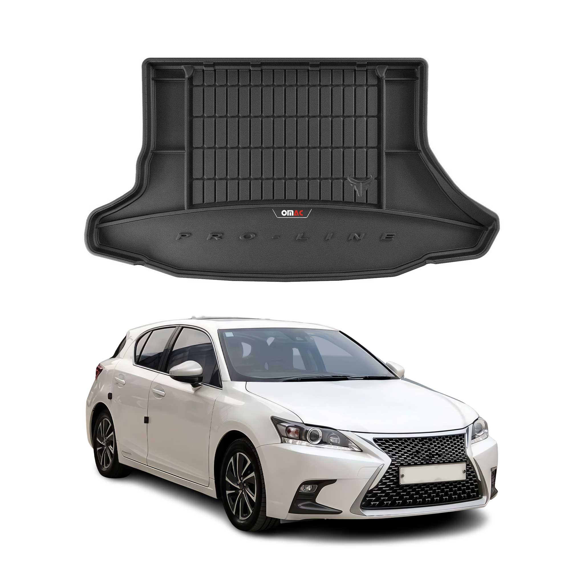 Omac Gummi Kofferraumwanne Für Lexus Ct 200h Hybrid 2010-2020 Tpe Laderaumwanne