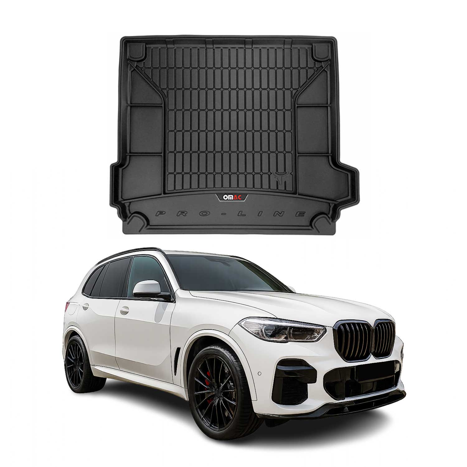 Omac Kofferraumwanne Für Bmw X5 G05 2019-2026 Gummi Schwarz