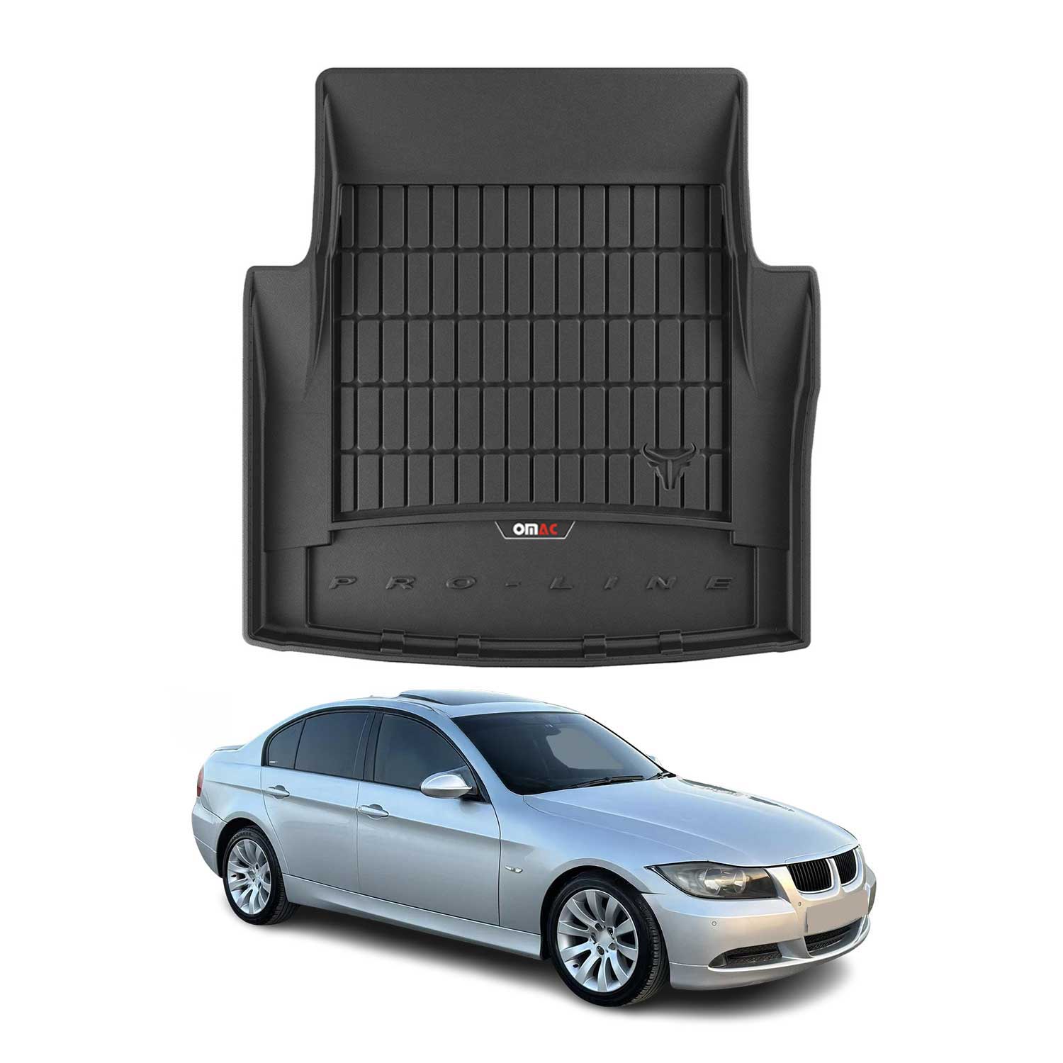 Omac Gummi Kofferraumwanne Kompatibel Mit Bmw 3er E90 Limo 2004-2011 Tpe Laderaumwanne