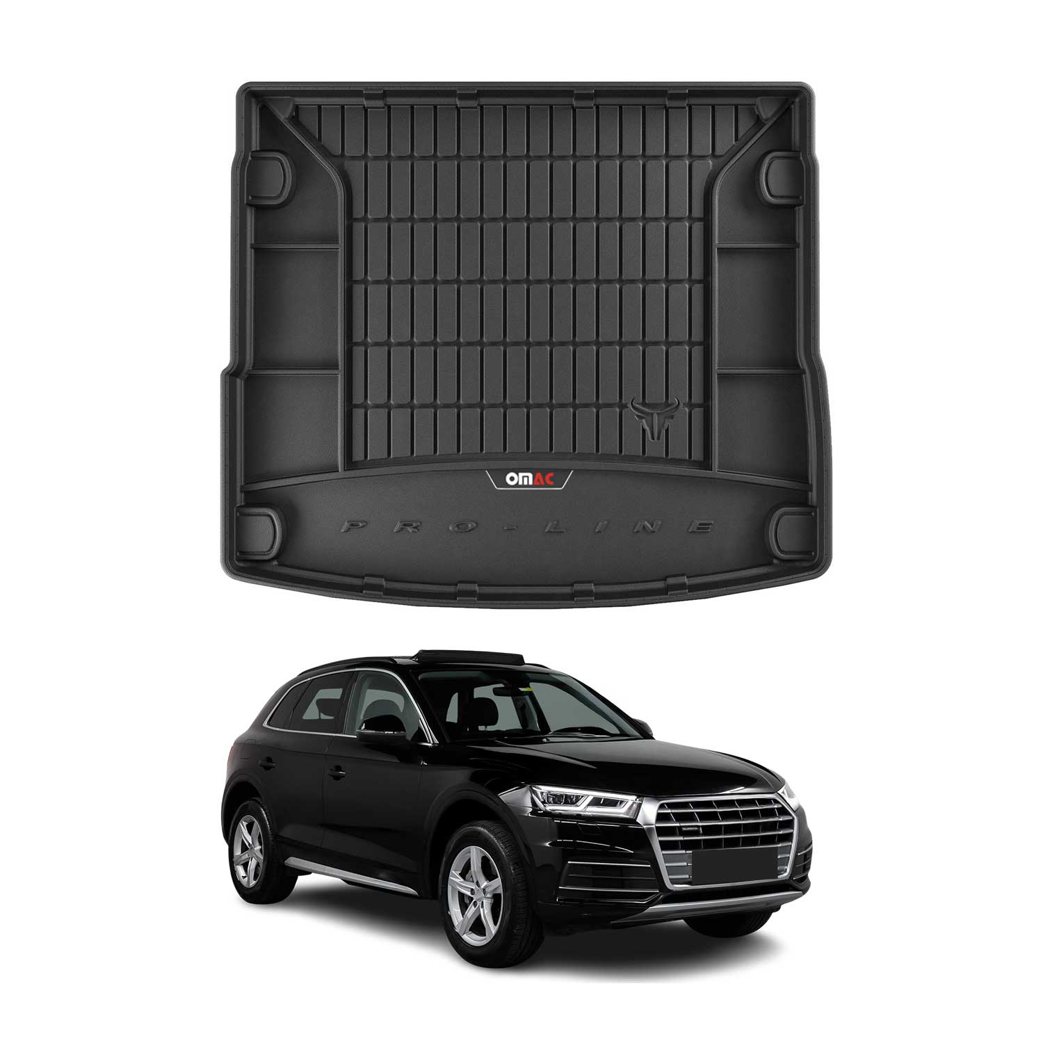 Omac Kofferraumwanne Für Audi Q5 Fy 2017-2024 Tpe Schwarz