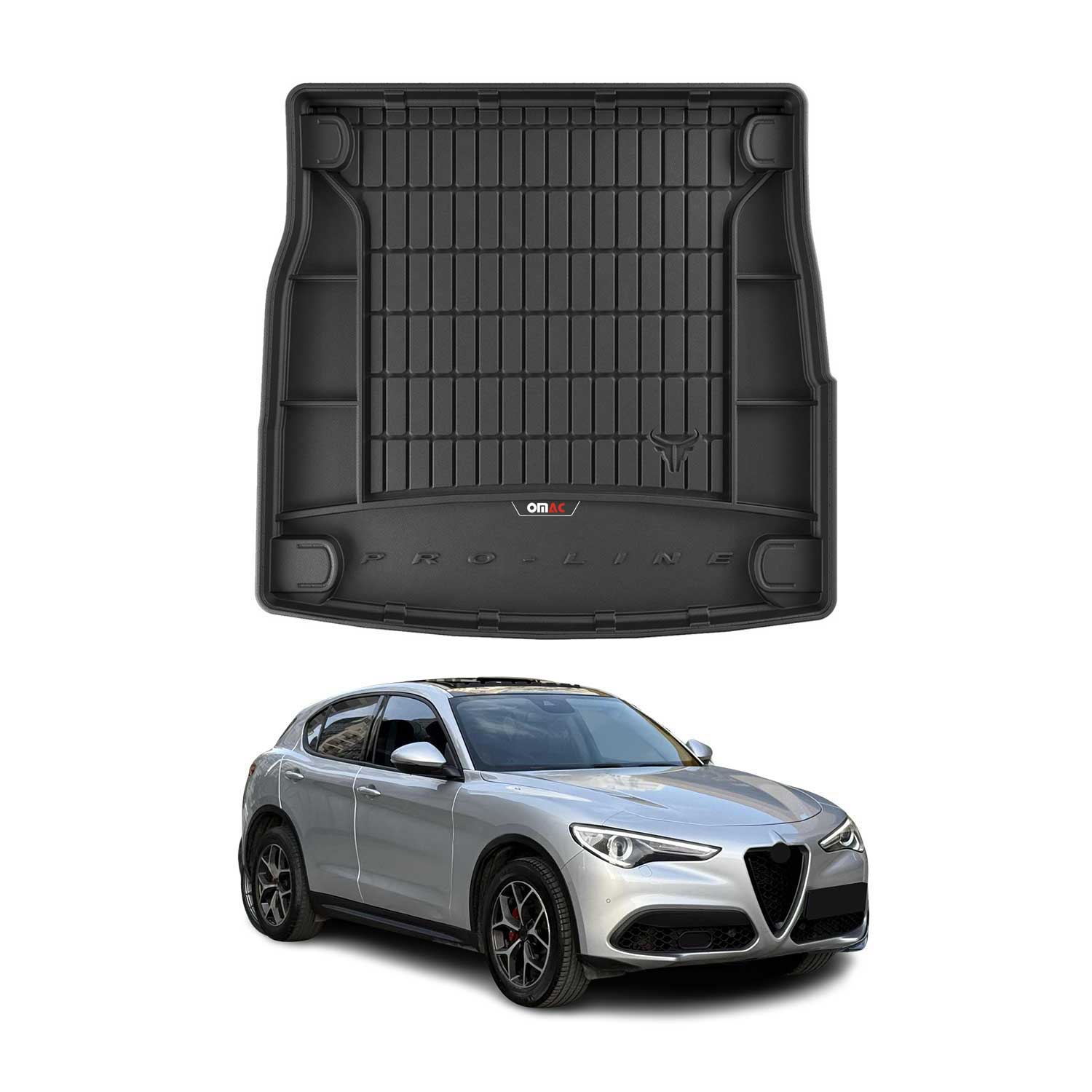 Omac Kofferraumwanne Für Alfa Romeo Stelvio 2016-2026 Tpe
