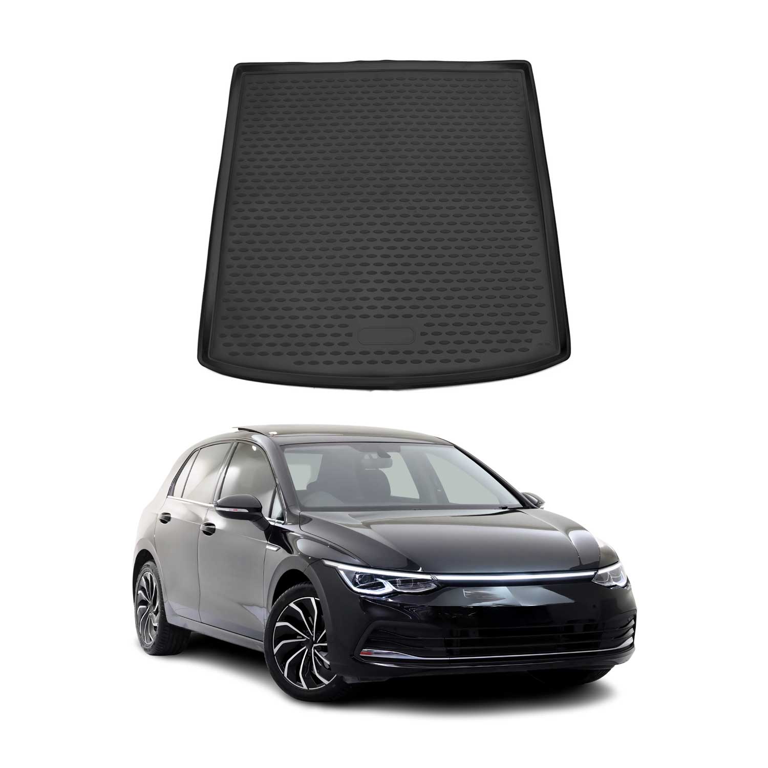 Omac Kofferraumwanne Für Vw Golf 8 Variant 2019-2026 Gummi Schwarz