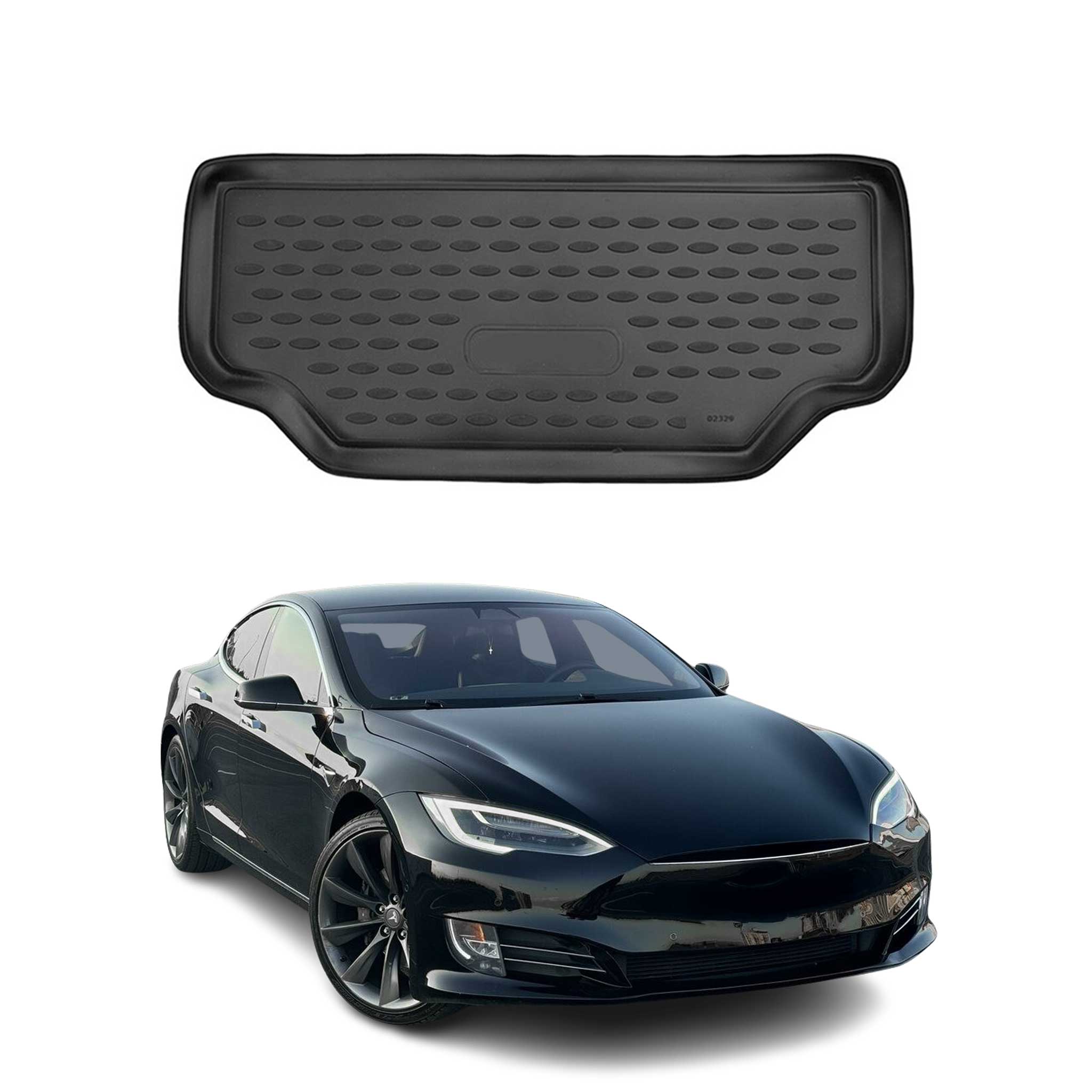 Omac Kofferraumwanne Für Tesla Model S 2014-2020 Tpe Schwarz