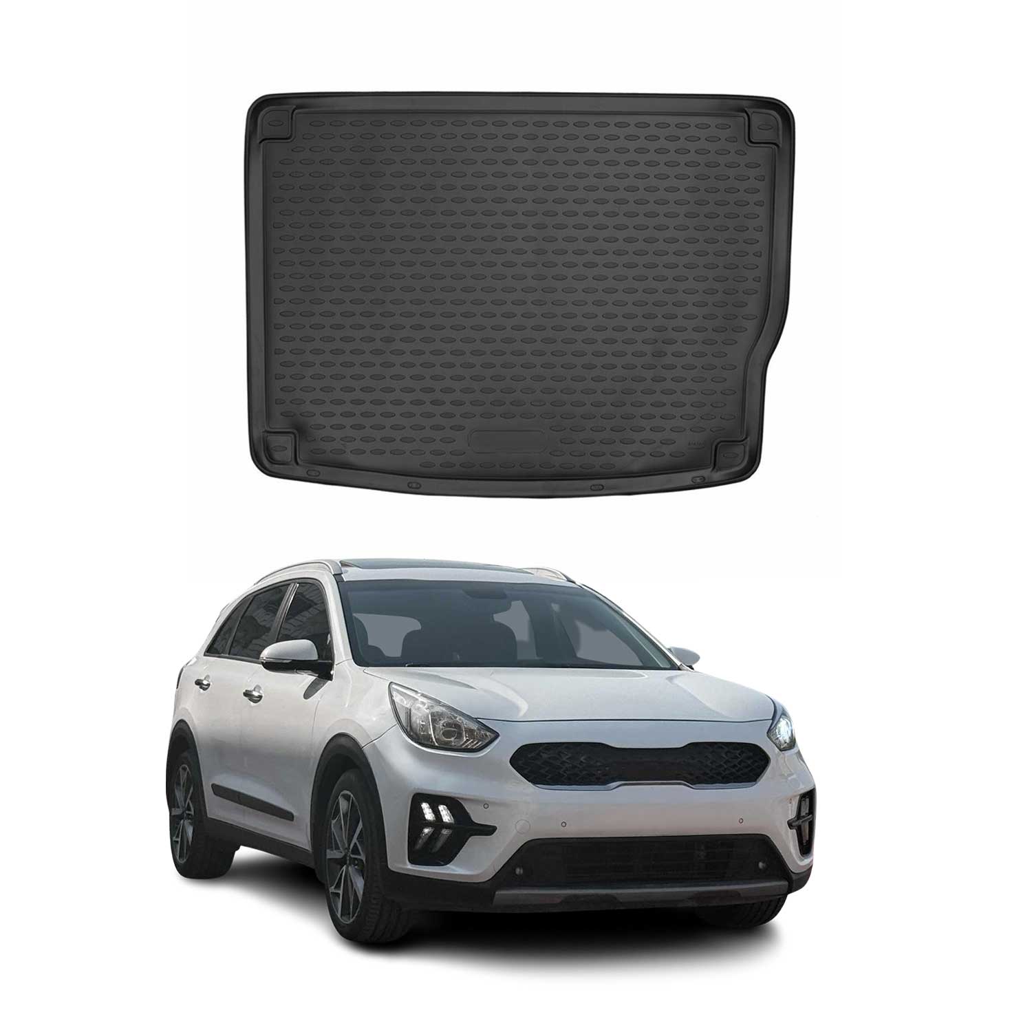 Omac Kofferraumwanne Für Kia Niro 2017-2022 Tpe Schwarz