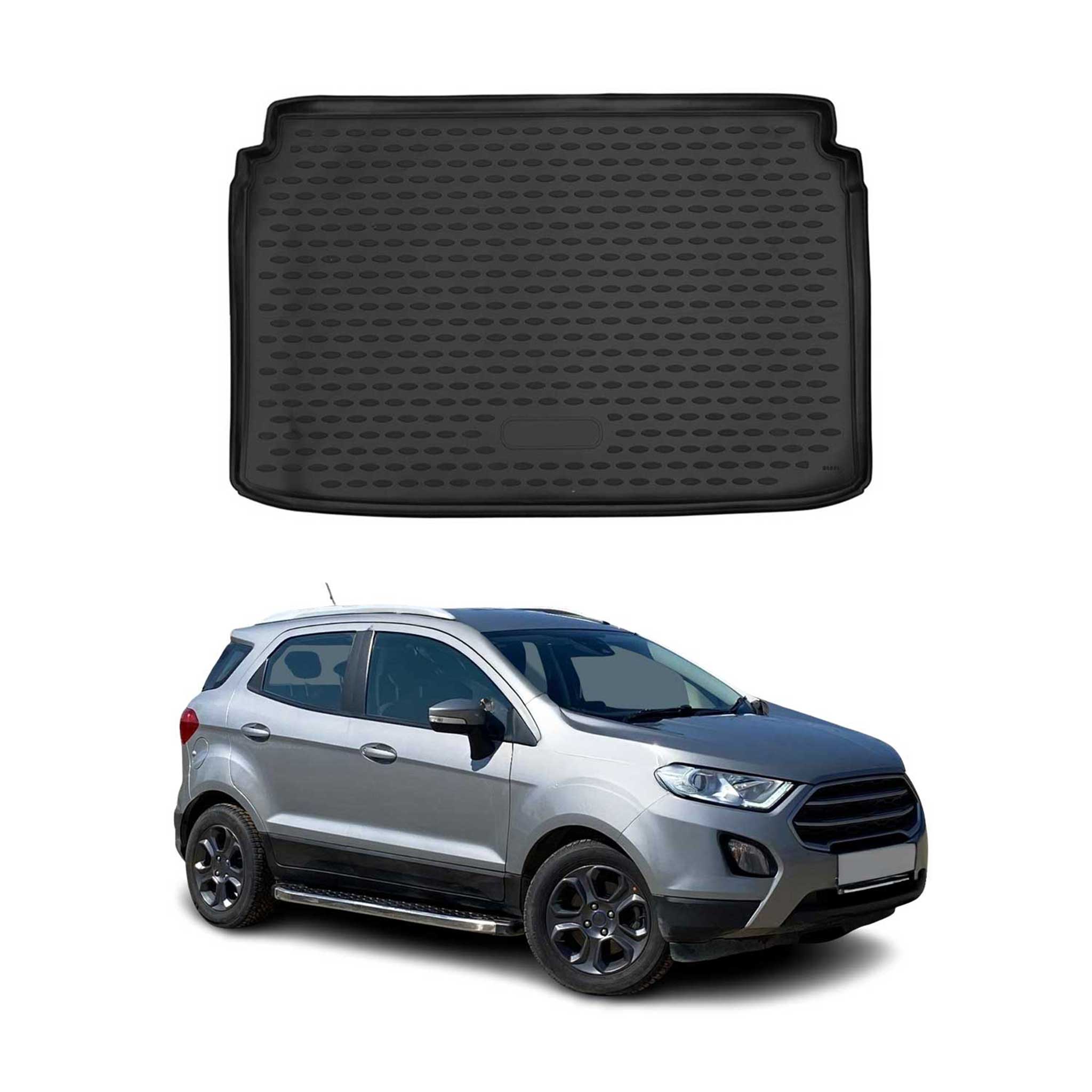 Kofferraumwanne Für Ford Ecosport Fl 2017-2022 Oben Gummi Tpe Schwarz