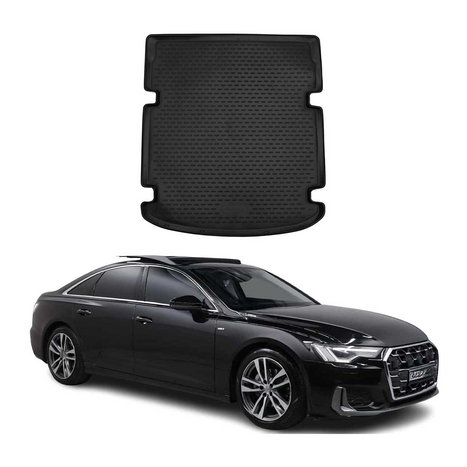 Kofferraumwanne Laderaumwanne Für Audi A6 Limo C8 2018-2024 Gummi Schwarz Tpe