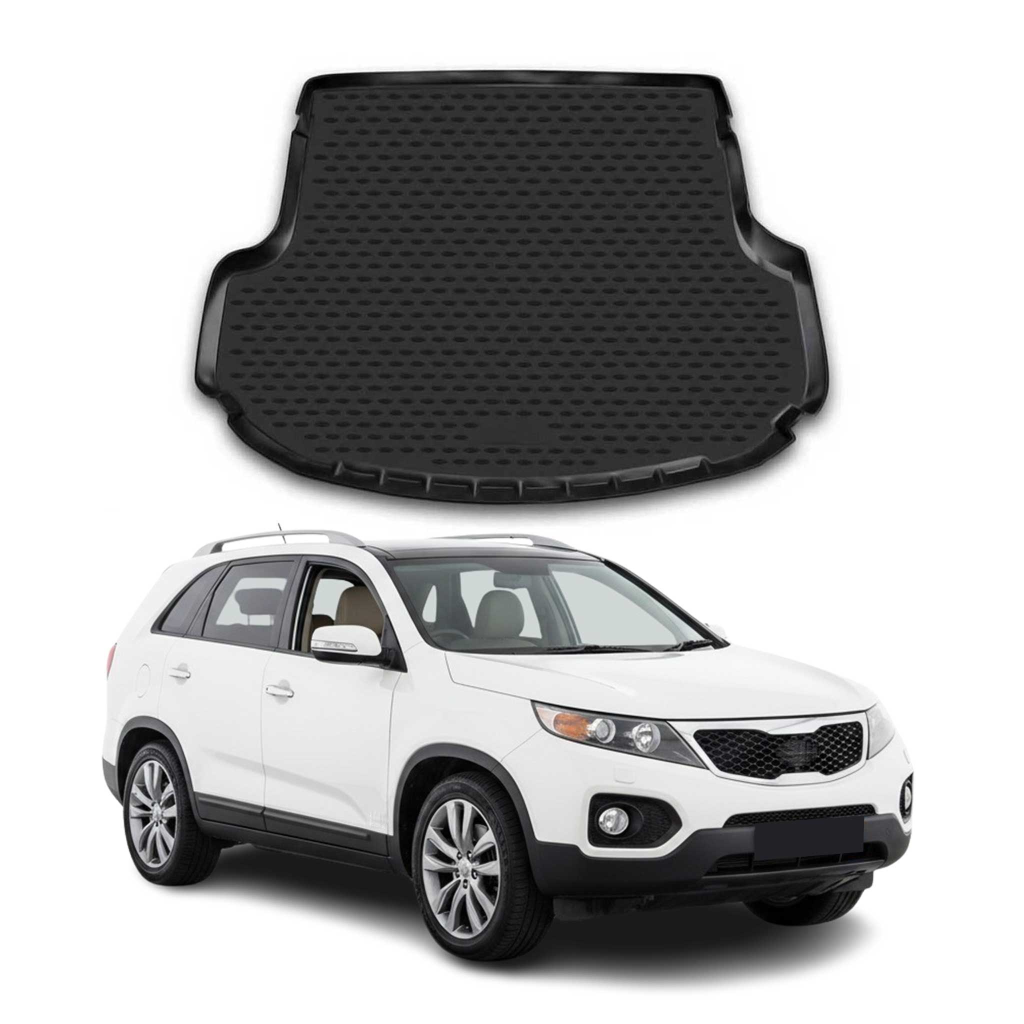 Omac Kofferraumwanne Für Kia Sorento Kia Sorento 2012-2020 Tpe Schwarz
