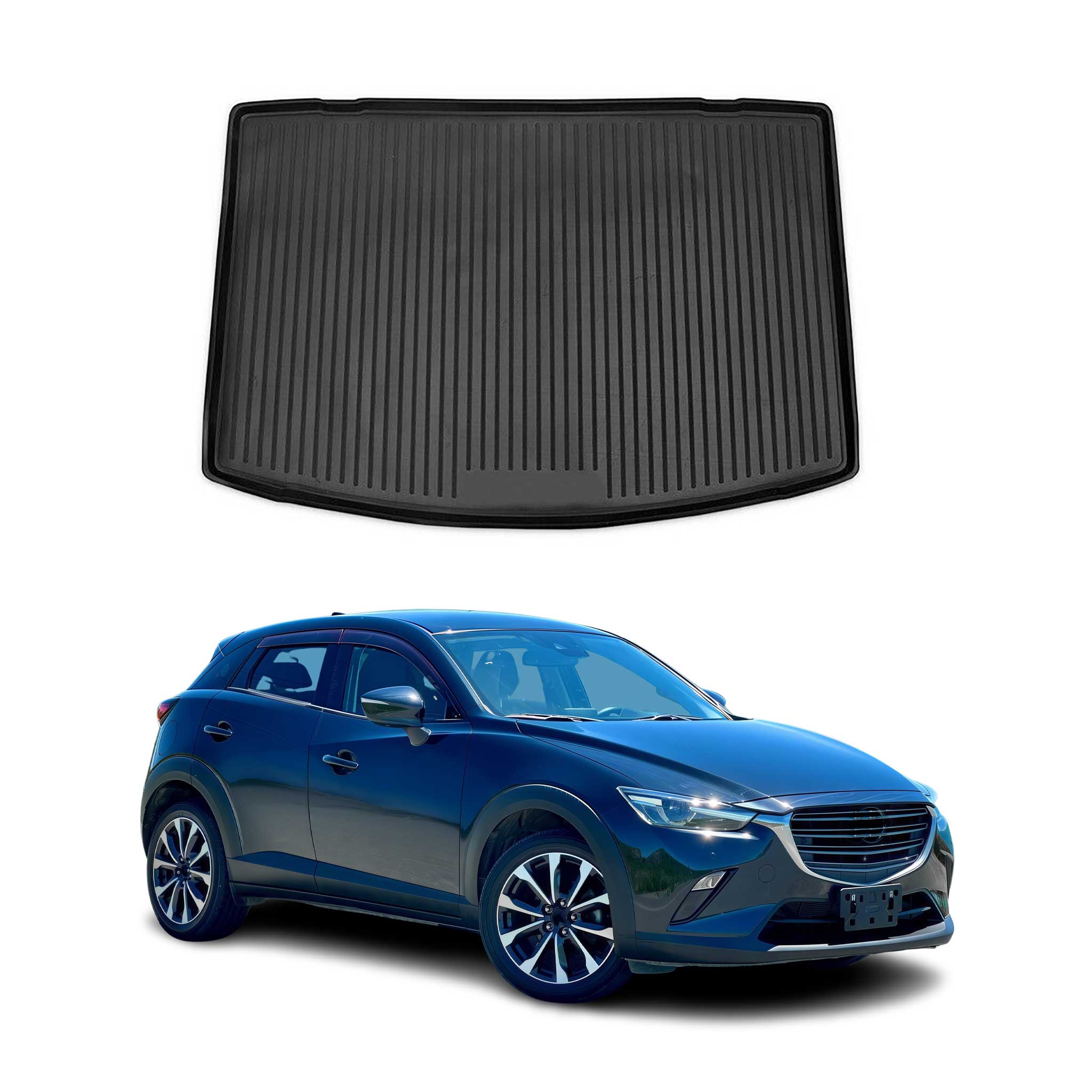 Omac Kofferraumwanne Für Mazda Cx-3 2015-2024 Tpe Schwarz