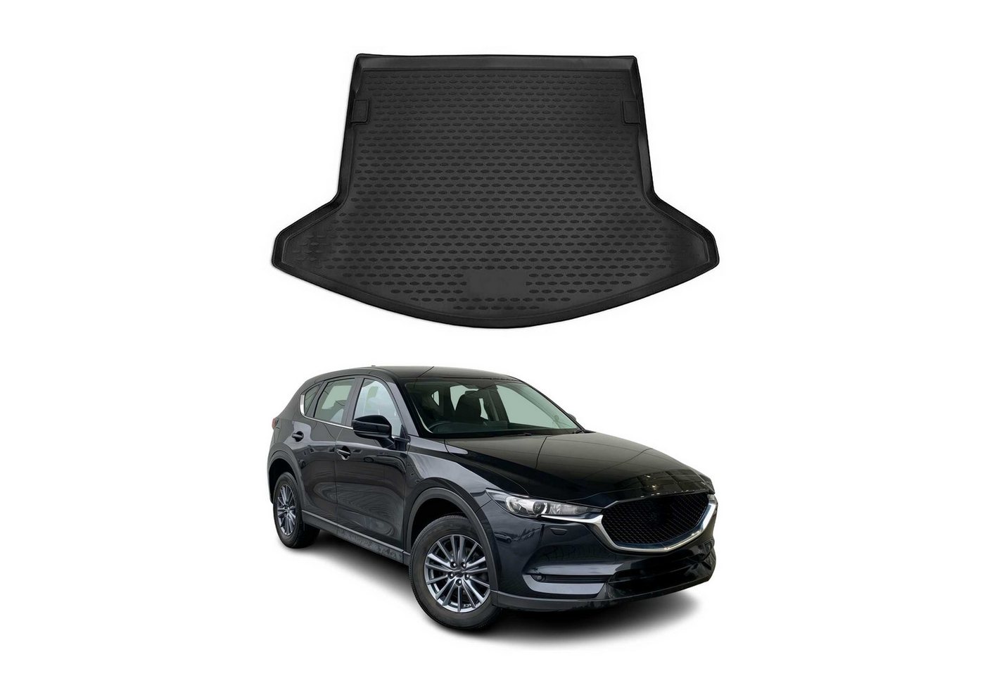 Omac Kofferraumwanne Für Mazda Cx-5 2017-2025 Tpe Schwarz Bild 2