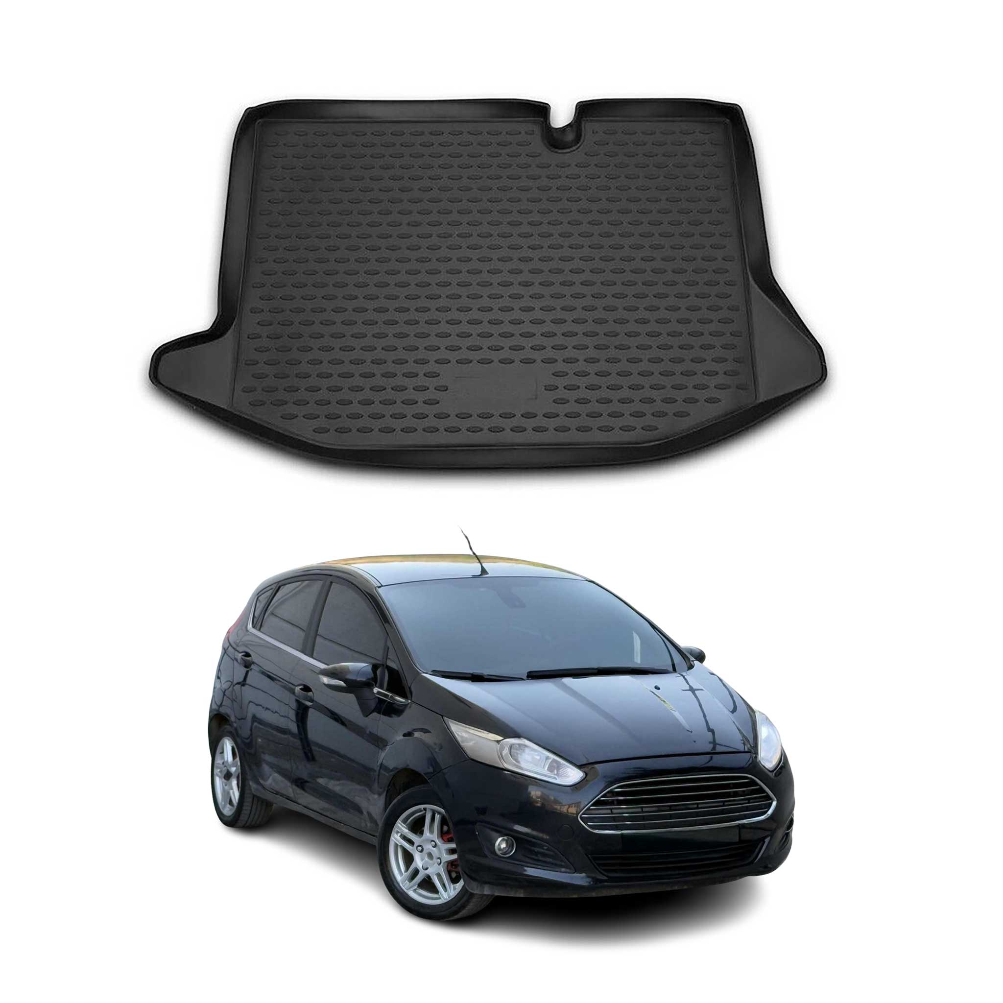 Omac Kofferraumwanne Für Ford Fiesta 2011-2018 Tpe Schwarz