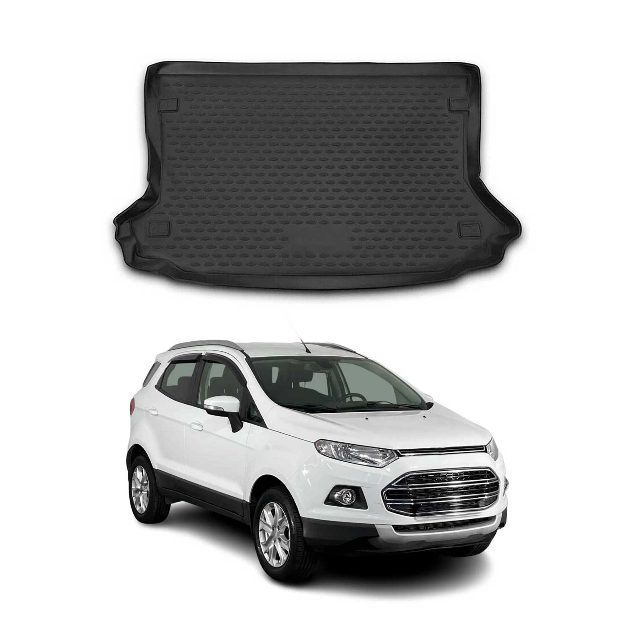 Omac Kofferraumwanne Für Ford Ecosport Pre-fl 2013-2017 Gummi Schwarz
