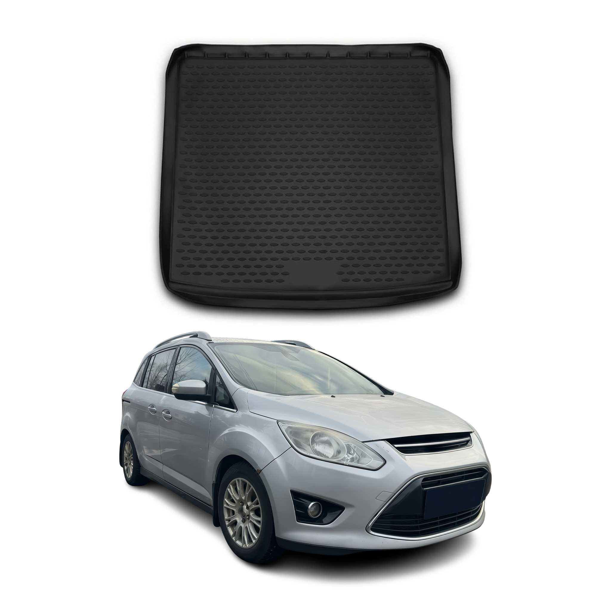 Omac Kofferraumwanne Für Ford Grand C-max 2010-2019 Tpe Schwarz