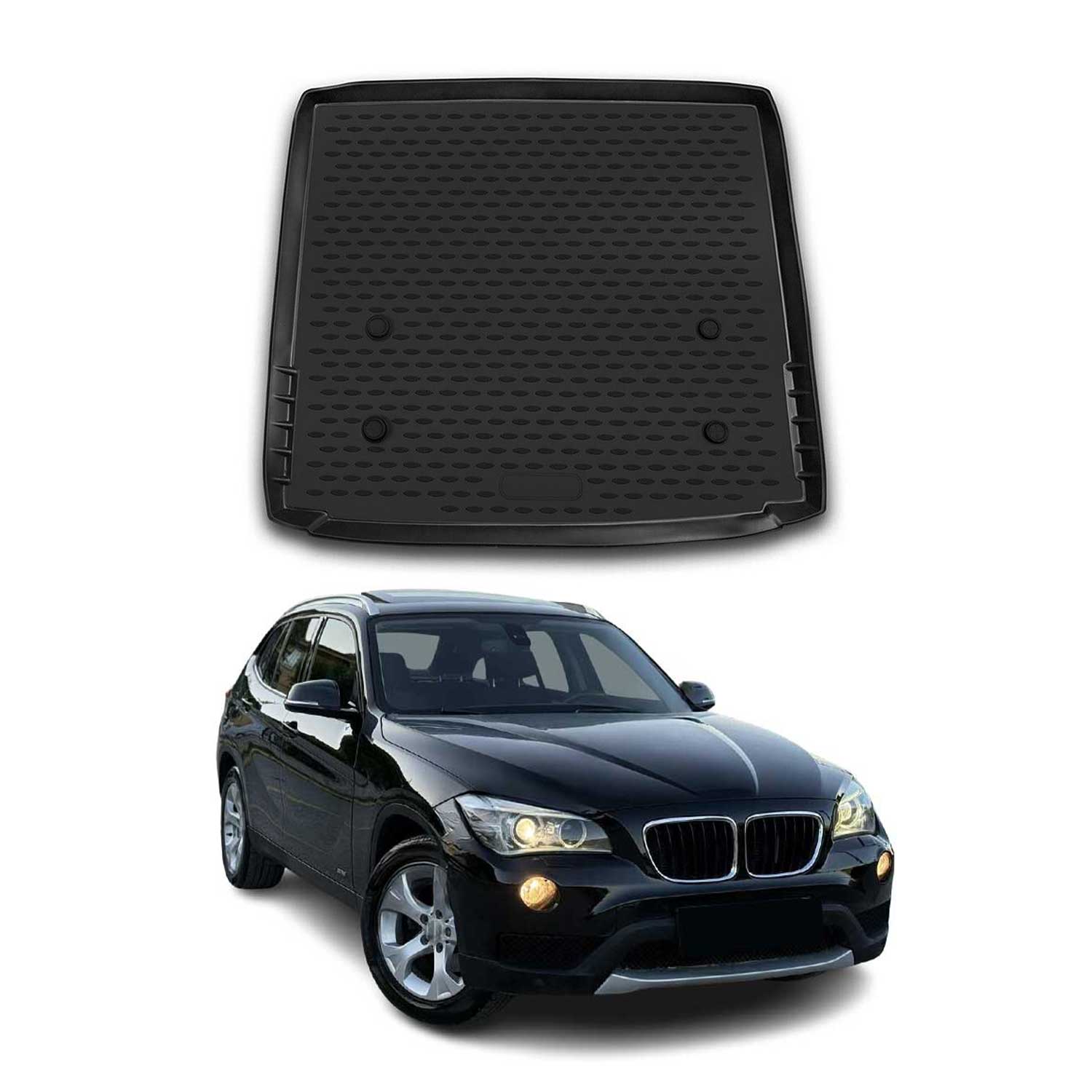 Omac Kofferraumwanne Für Bmw X1 E84 2009-2015 Gummi Tpe Schwarz