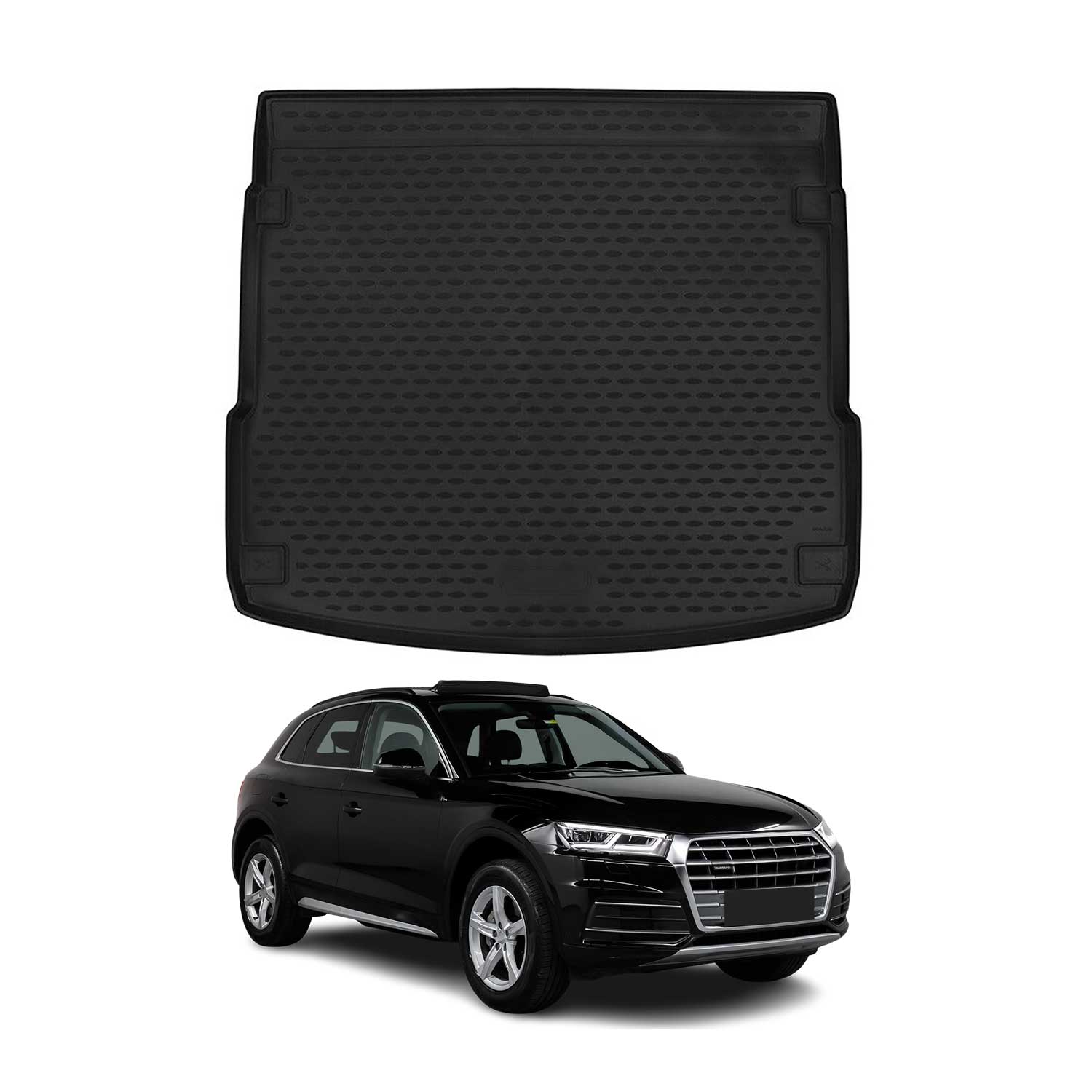 Omac Kofferraumwanne Für Audi Q5 Fy 2017-2024 Gummi Schwarz