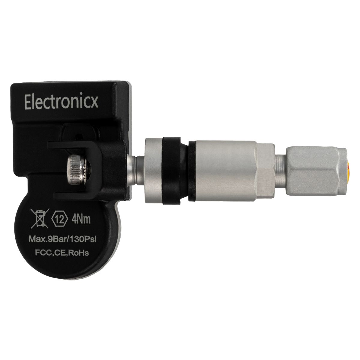 4 Capteurs De Pression Des Pneus Tpms À Vanne Métallique Argent ▶ Byd Tang Dm 2015-2017 ✓ Capteur Pression Pneu Set
