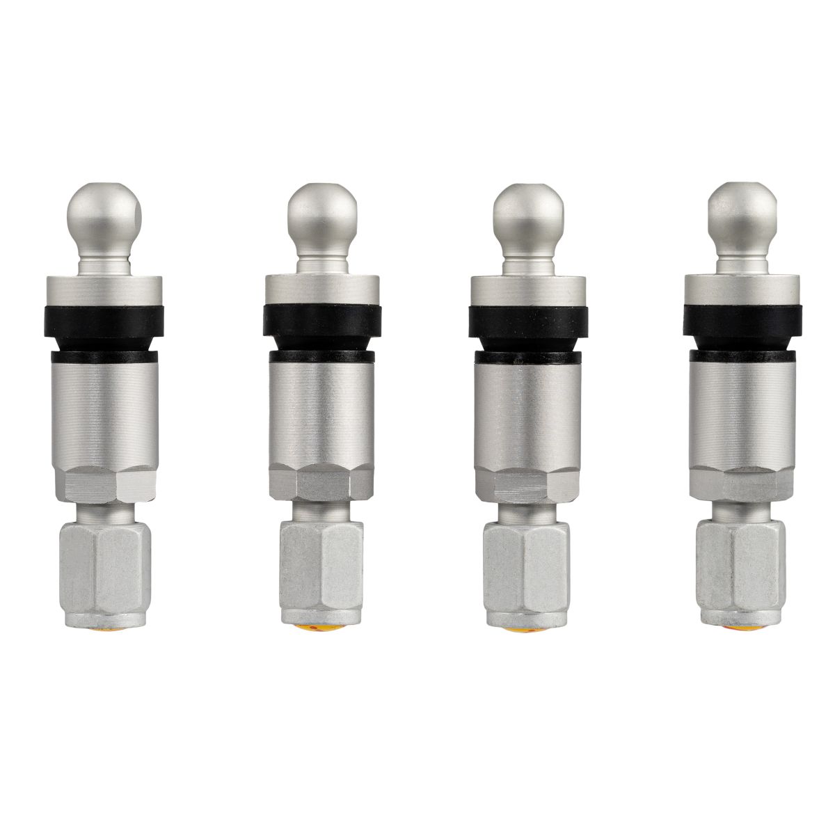 4x Lastik Basınç Sensörleri Tpms Sensörleri Metal Valfli Gümüş Changan Raeton Cc 2021-2026 Için