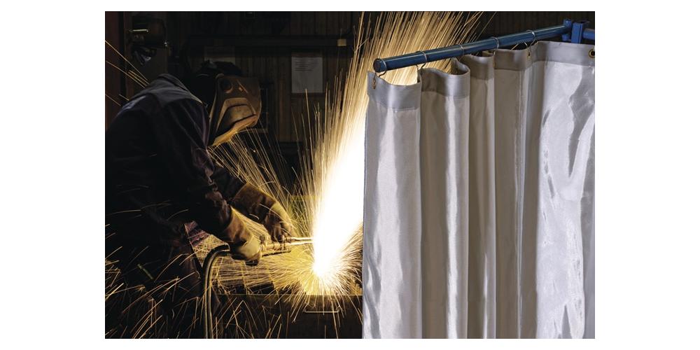 Jutec Schweißervorhang B1400xh1800mmgrau