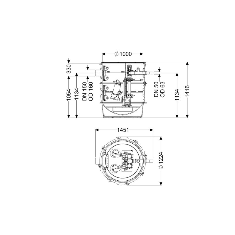 Kessel Aquapump Pumpstation Xl Duo Stz 3700 Betriebsart S1, Mit 2 Überflutbaren Pumpen