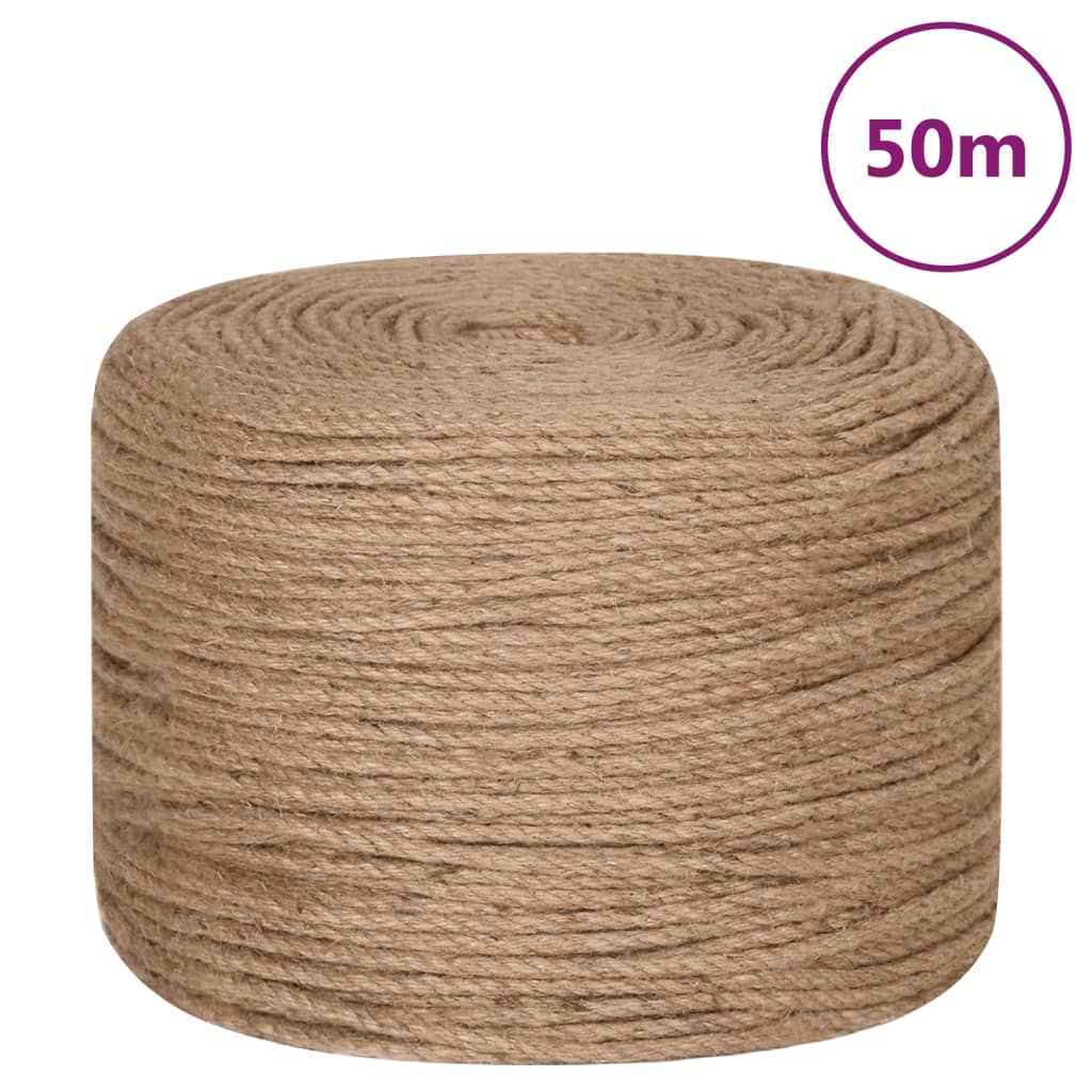 Maison Exclusive - Juteseil 50 M Länge 6 Mm Stärke