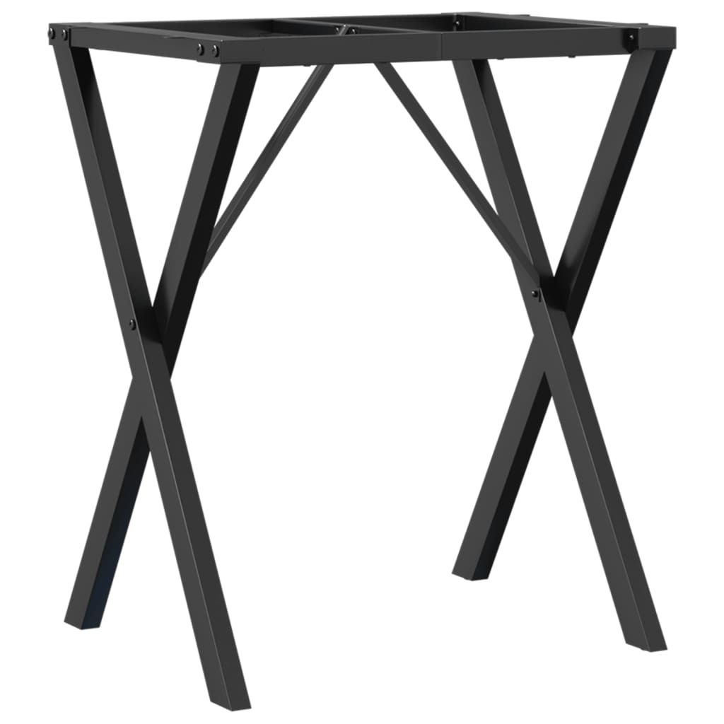 Maison Exclusive - Esstisch-gestell In X-form 50x40x73 Cm Stahl